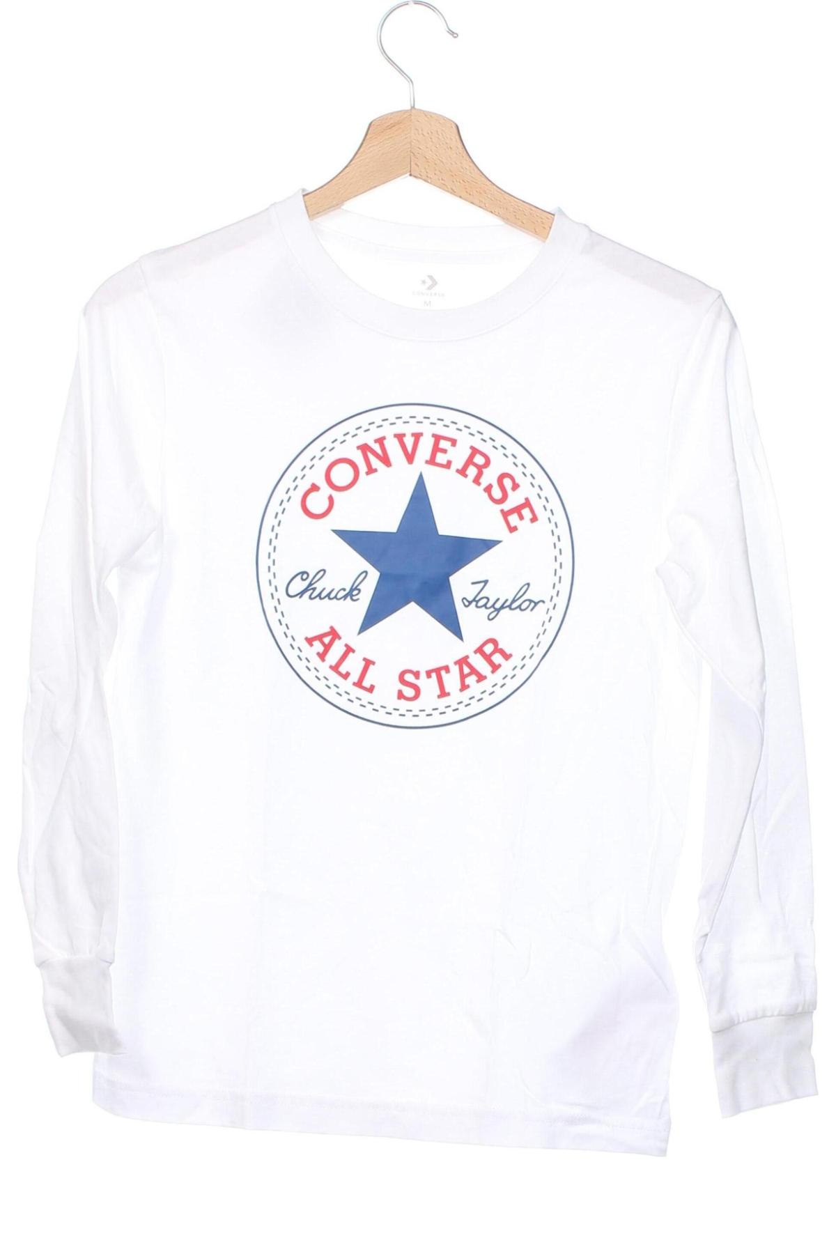 Kinder Shirt Converse, Größe 9-10y/ 140-146 cm, Farbe Weiß, Preis 23,99 €