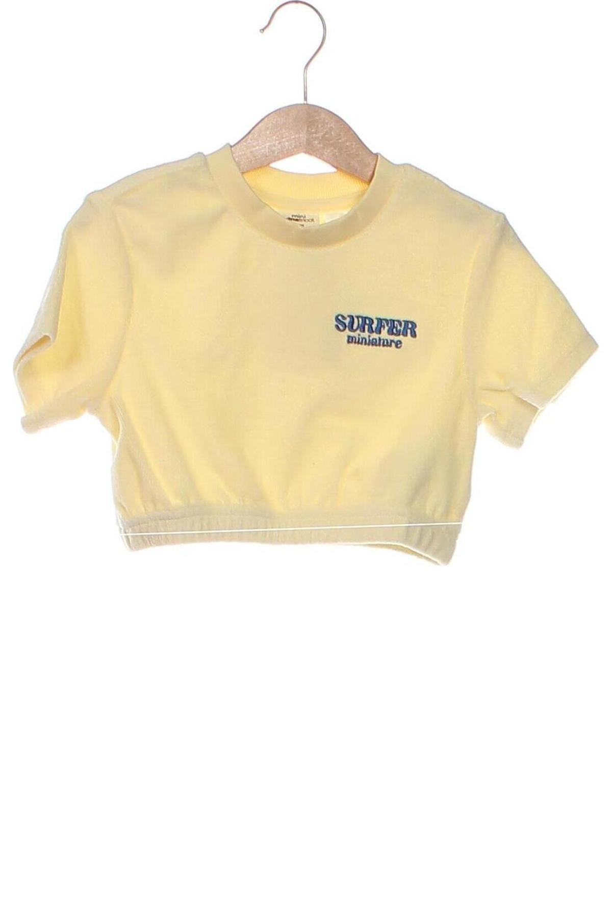 Kinder Shirt Gina Tricot, Größe 18-24m/ 86-98 cm, Farbe Gelb, Preis 5,99 €