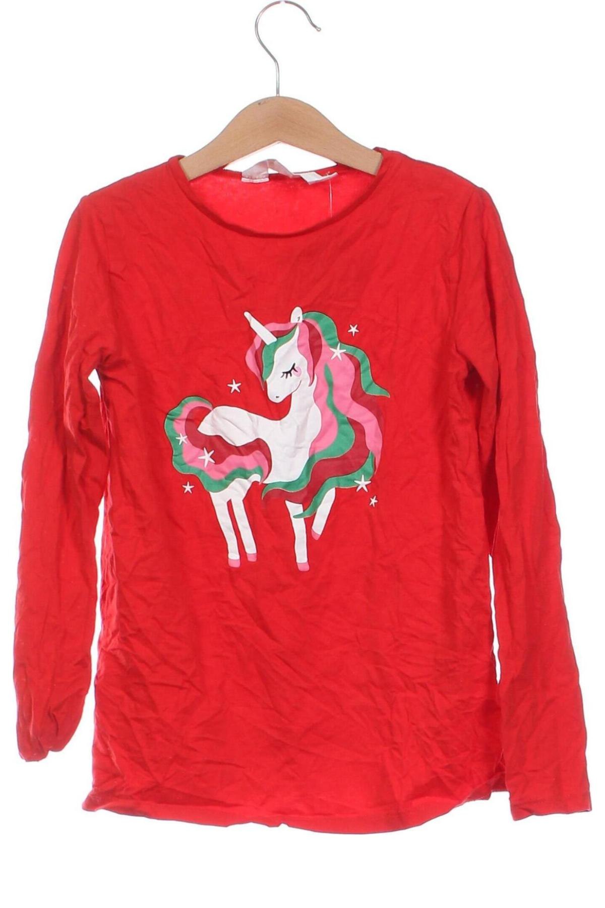 Kinder Shirt H&M, Größe 8-9y/ 134-140 cm, Farbe Rot, Preis € 7,99