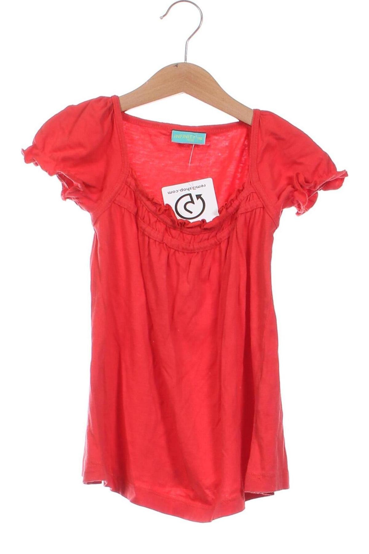 Kinder Shirt Infinity, Größe 4-5y/ 110-116 cm, Farbe Rot, Preis € 2,99