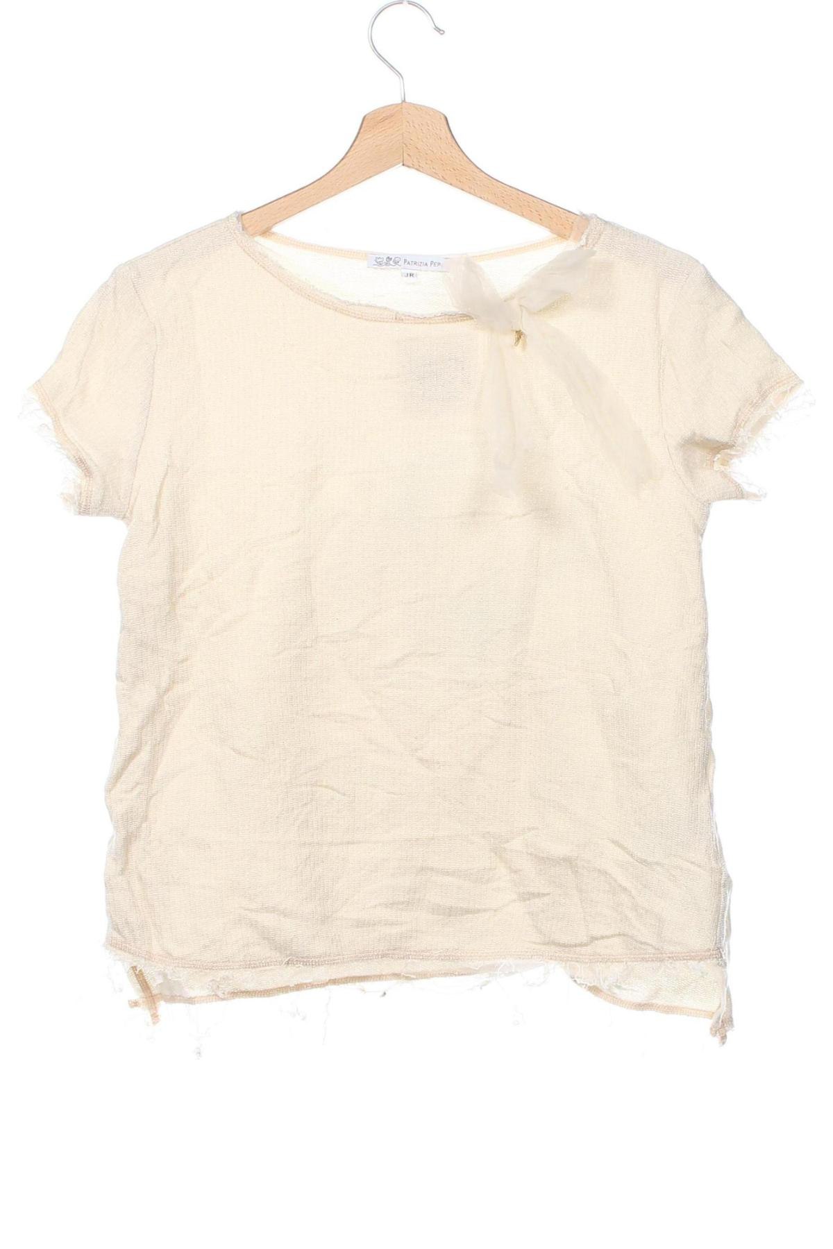 Kinder Shirt Patrizia Pepe, Größe 15-18y/ 170-176 cm, Farbe Beige, Preis 21,29 €