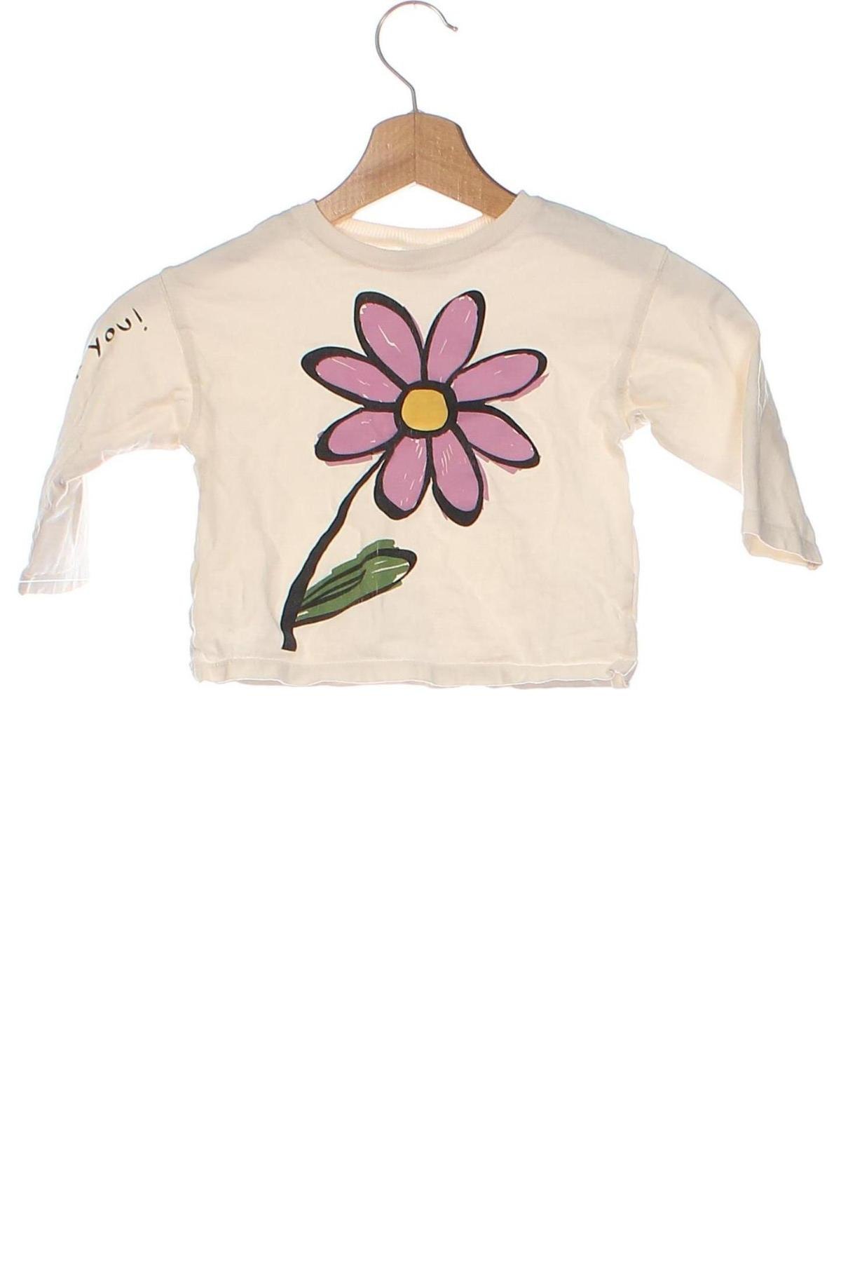 Kinder Shirt Zara, Größe 18-24m/ 86-98 cm, Farbe Ecru, Preis 3,99 €