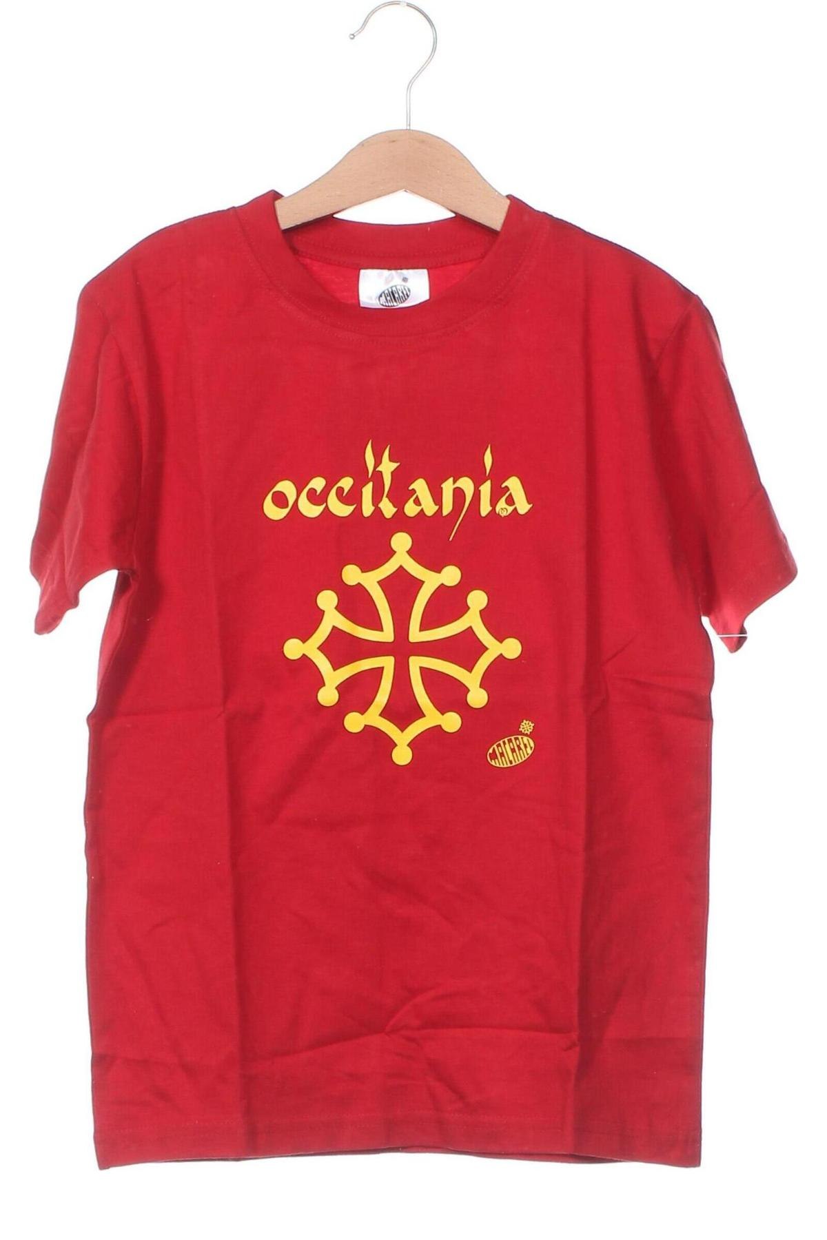 Dziecięcy T-shirt, Rozmiar 7-8y/ 128-134 cm, Kolor Czerwony, Cena 12,99 zł