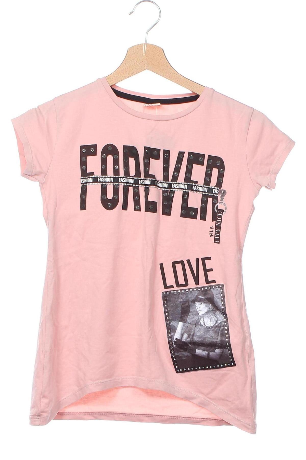 Kinder T-Shirt, Größe 10-11y/ 146-152 cm, Farbe Rosa, Preis 9,72 €