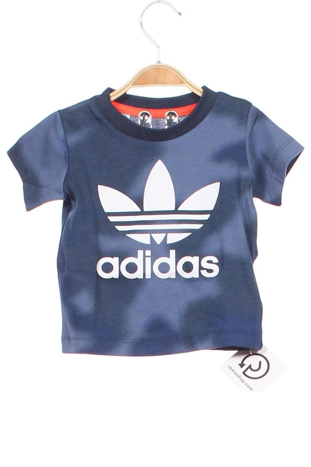 Παιδικό μπλουζάκι Adidas Originals, Μέγεθος 6-9m/ 68-74 εκ., Χρώμα Μπλέ, Τιμή 12,99 €