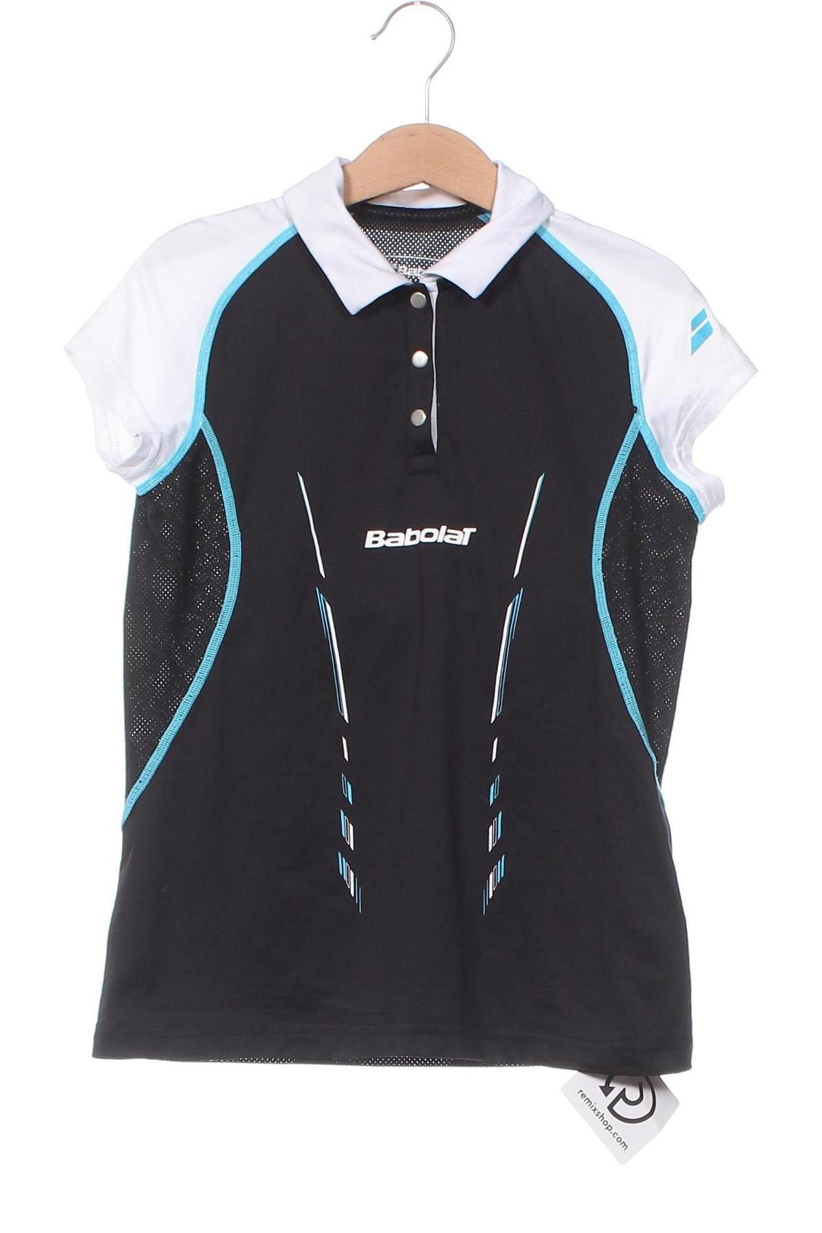 Kinder T-Shirt Babolat, Größe 8-9y/ 134-140 cm, Farbe Schwarz, Preis 3,99 €