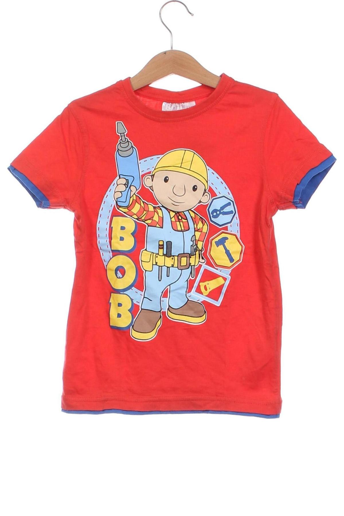 Dziecięcy T-shirt Bob, Rozmiar 6-7y/ 122-128 cm, Kolor Pomarańczowy, Cena 16,99 zł