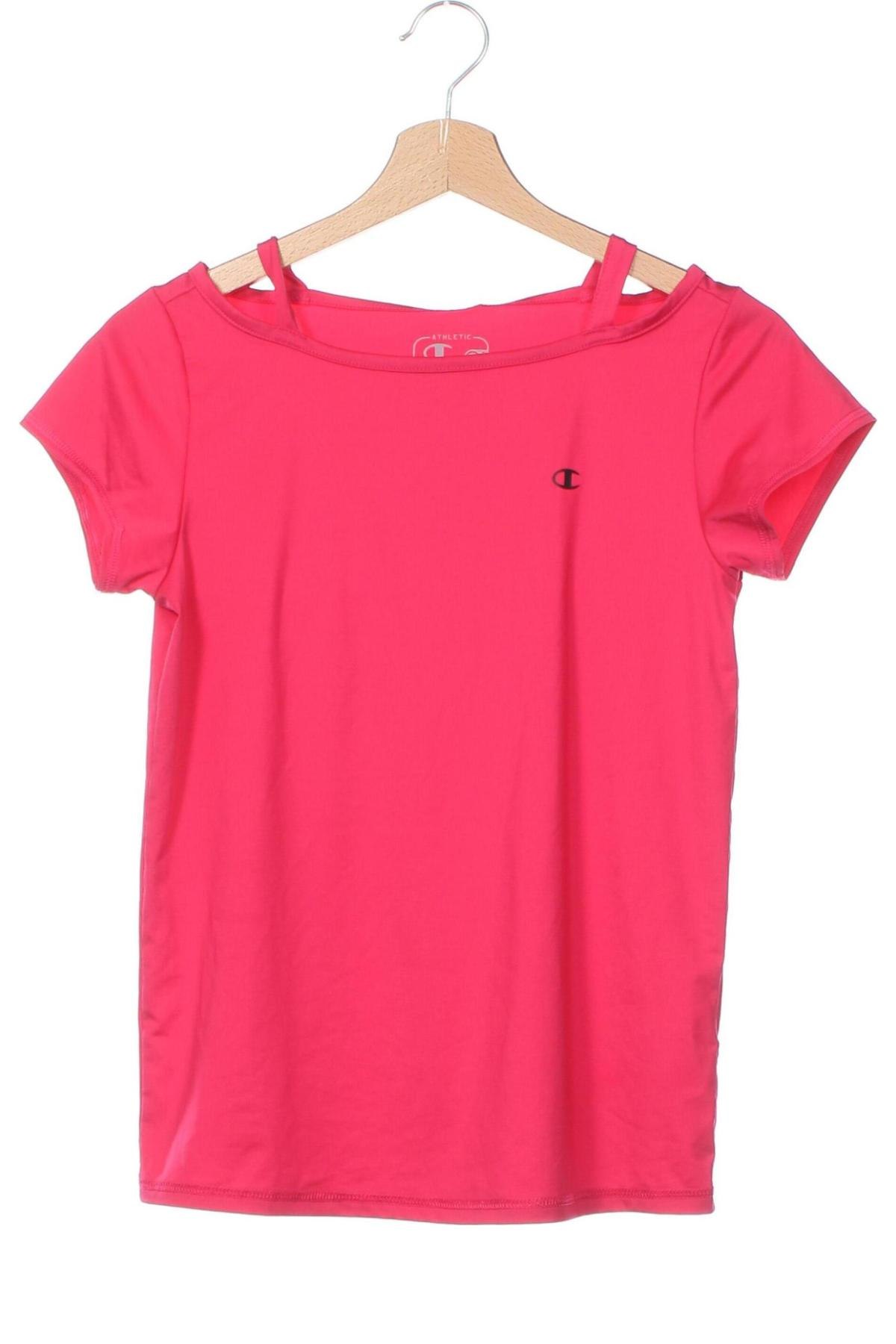 Kinder T-Shirt Champion, Größe 11-12y/ 152-158 cm, Farbe Rosa, Preis 3,99 €