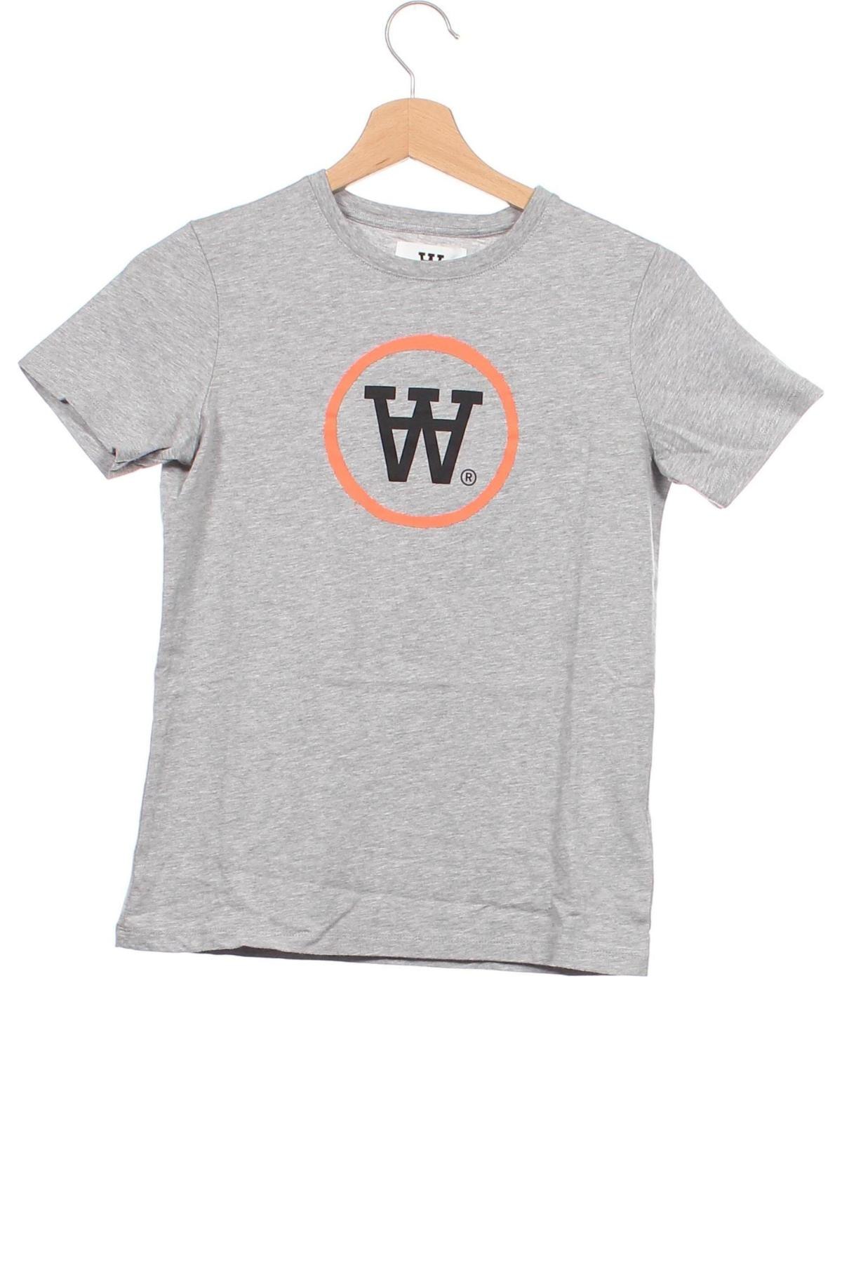 Kinder T-Shirt Double A by Wood Wood, Größe 11-12y/ 152-158 cm, Farbe Grau, Preis 14,49 €