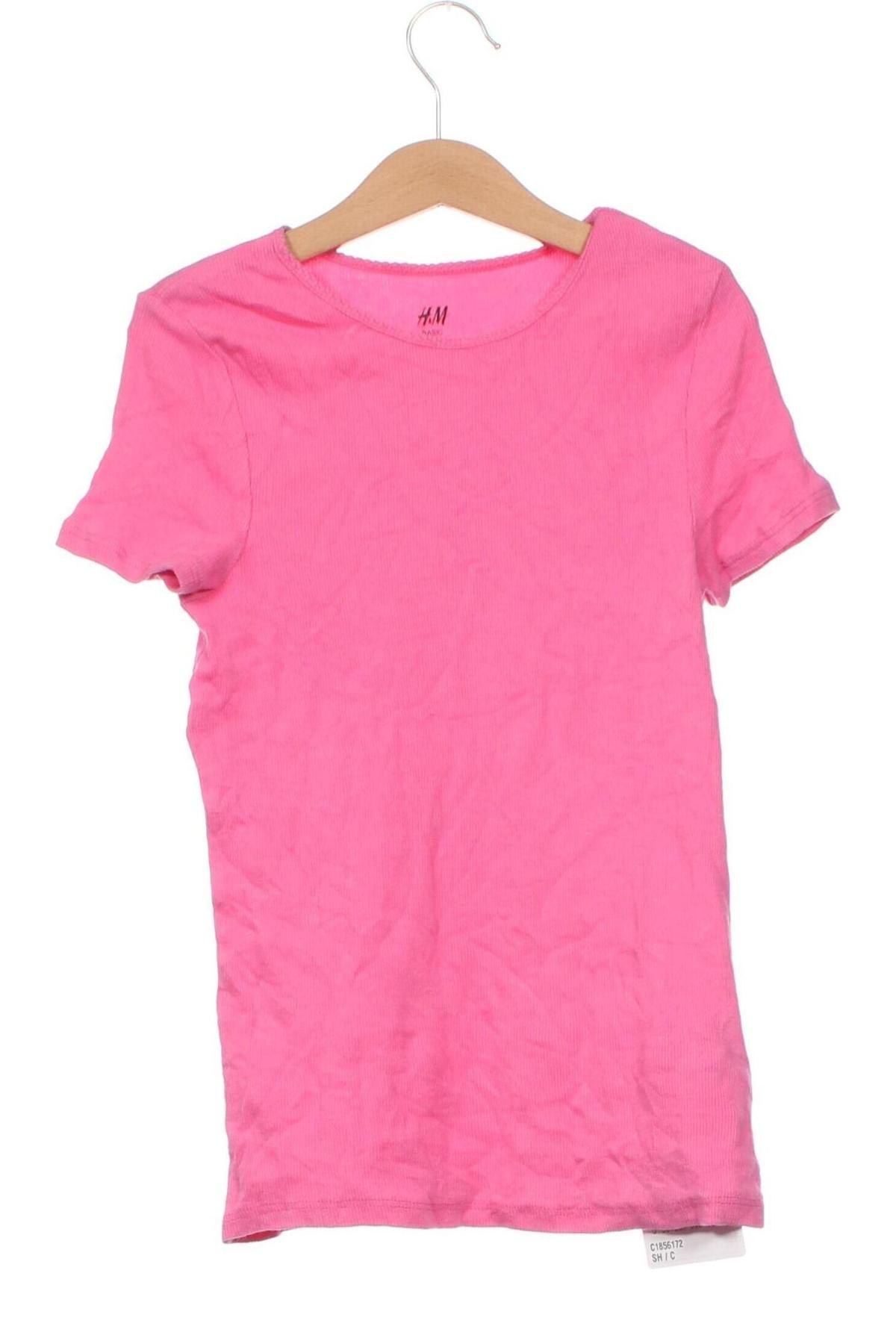 Kinder T-Shirt H&M, Größe 8-9y/ 134-140 cm, Farbe Rosa, Preis 3,99 €