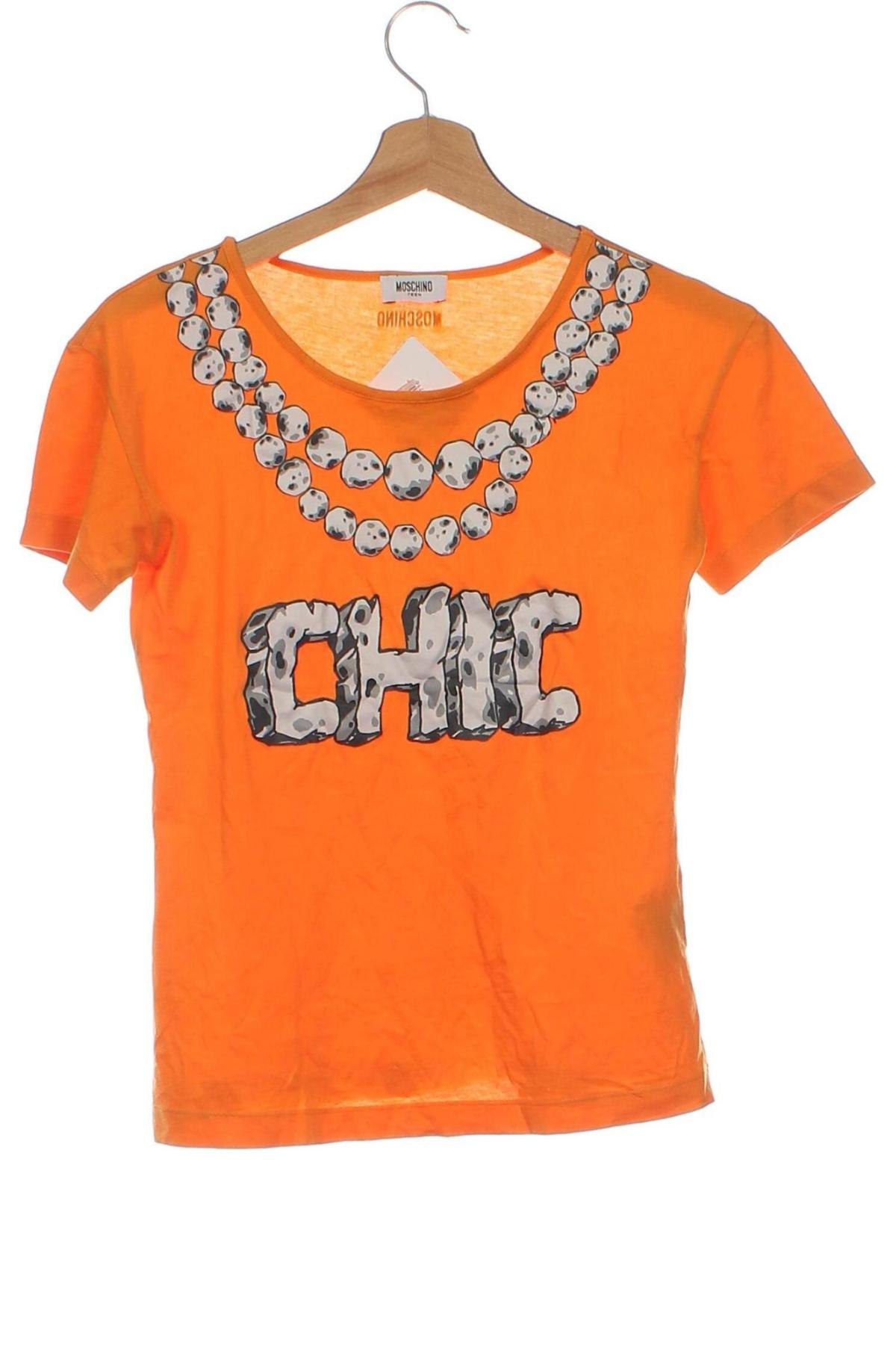 Kinder T-Shirt Moschino, Größe 13-14y/ 164-168 cm, Farbe Orange, Preis € 6,99