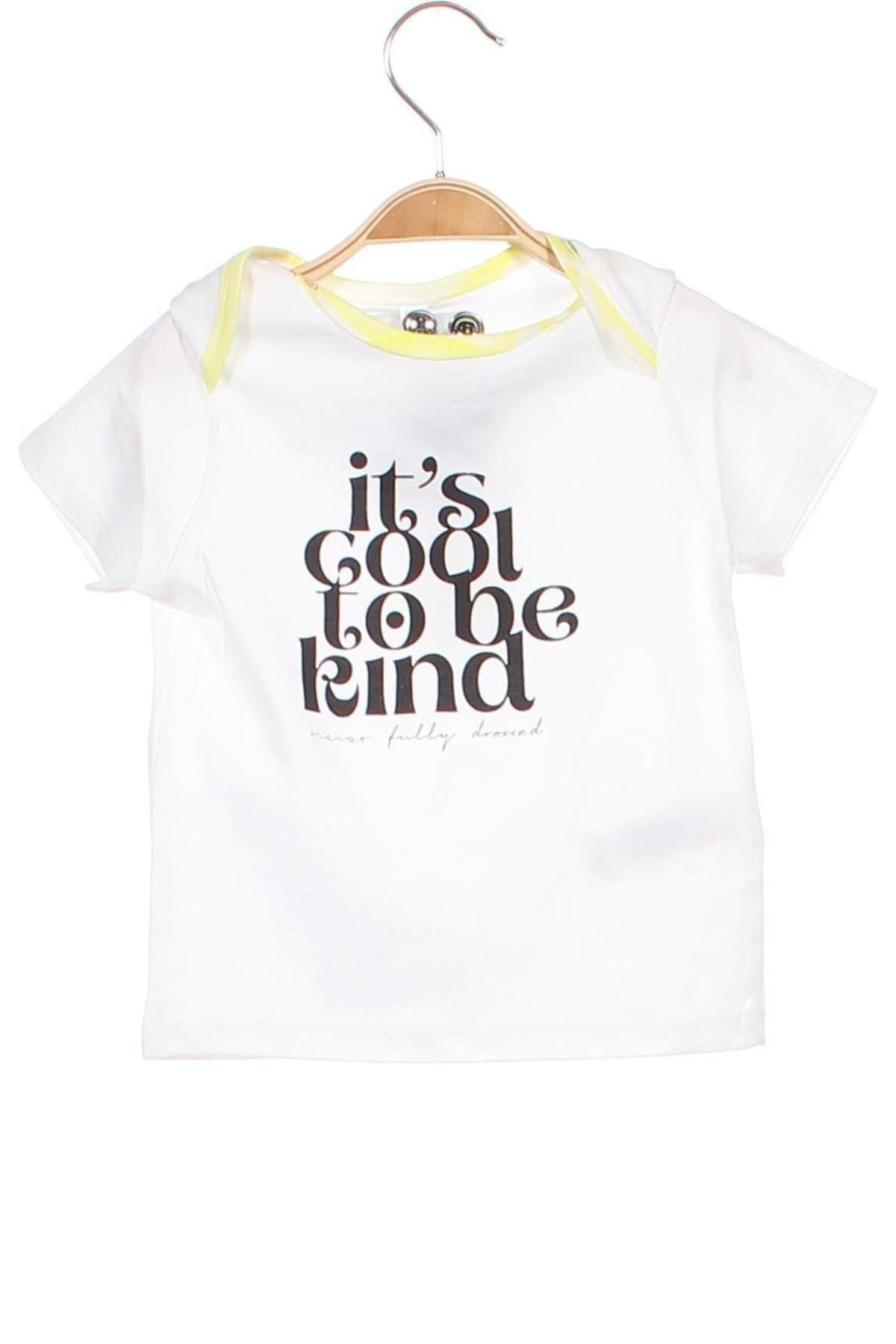 Kinder T-Shirt Never Fully Dressed, Größe 18-24m/ 86-98 cm, Farbe Weiß, Preis € 7,49