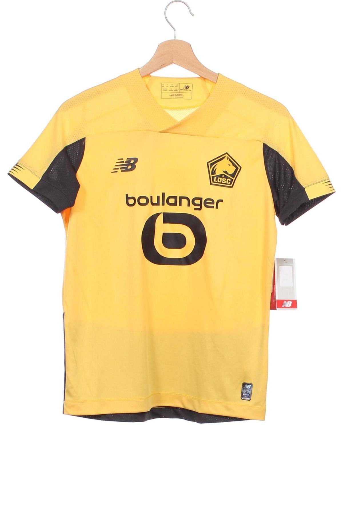 Kinder T-Shirt New Balance, Größe 10-11y/ 146-152 cm, Farbe Gelb, Preis 11,99 €