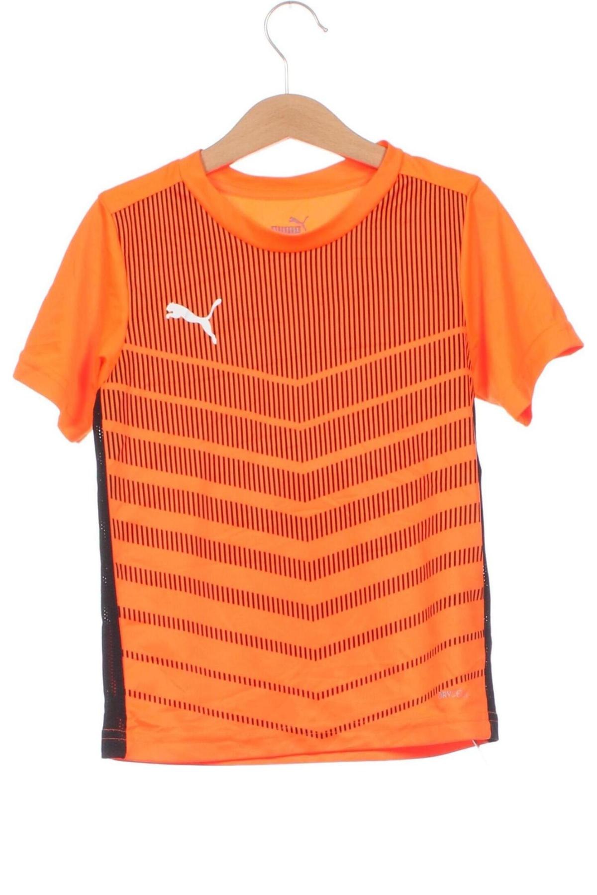 Kinder T-Shirt PUMA, Größe 5-6y/ 116-122 cm, Farbe Orange, Preis 10,99 €