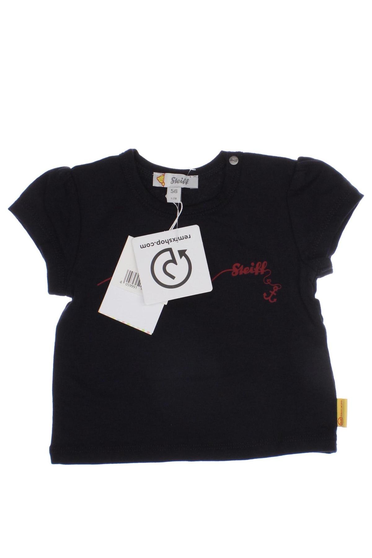 Dziecięcy T-shirt Steiff, Rozmiar 1-2m/ 50-56 cm, Kolor Niebieski, Cena 36,99 zł