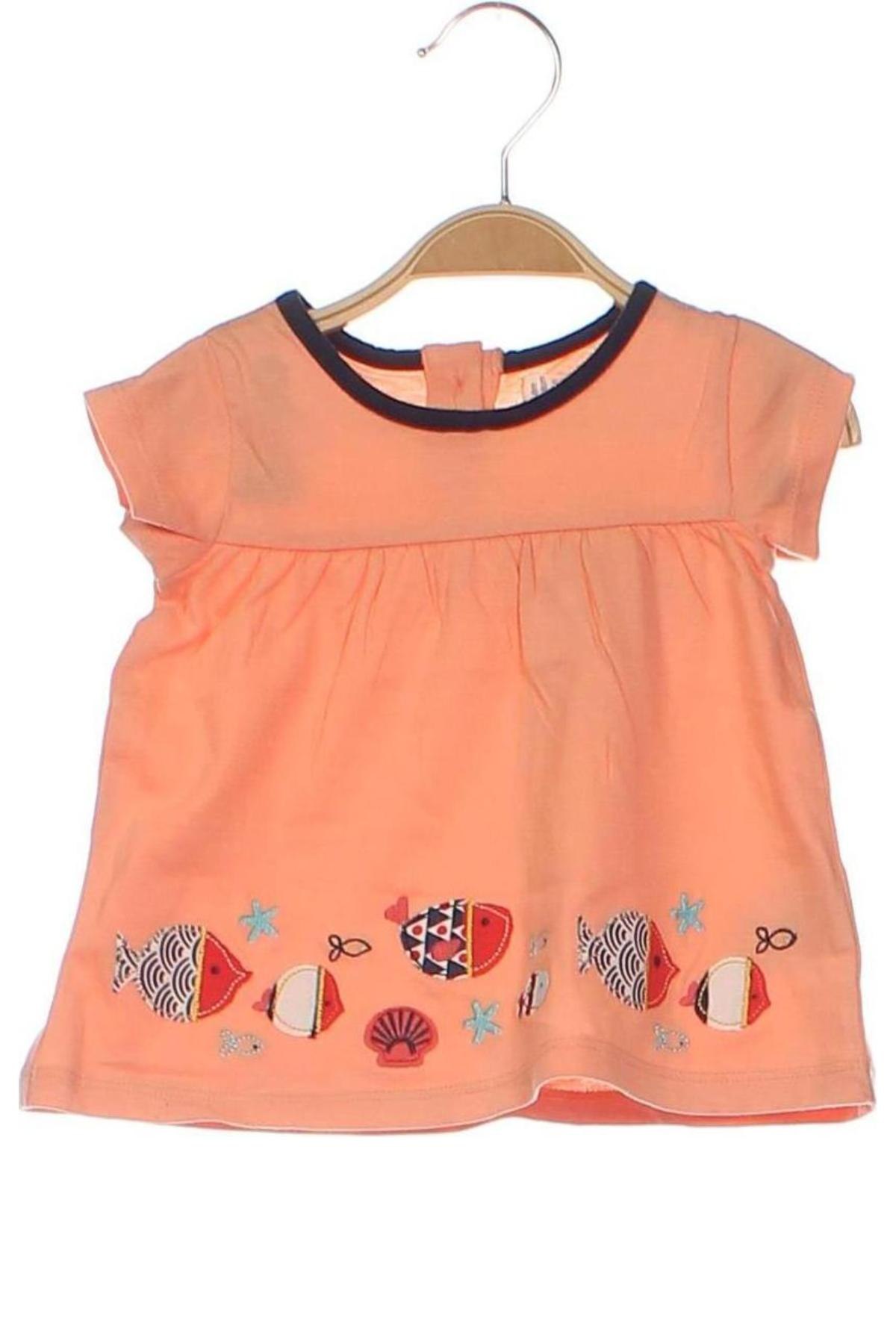 Kinder Tunika Sense Organics, Größe 3-6m/ 62-68 cm, Farbe Orange, Preis 9,79 €