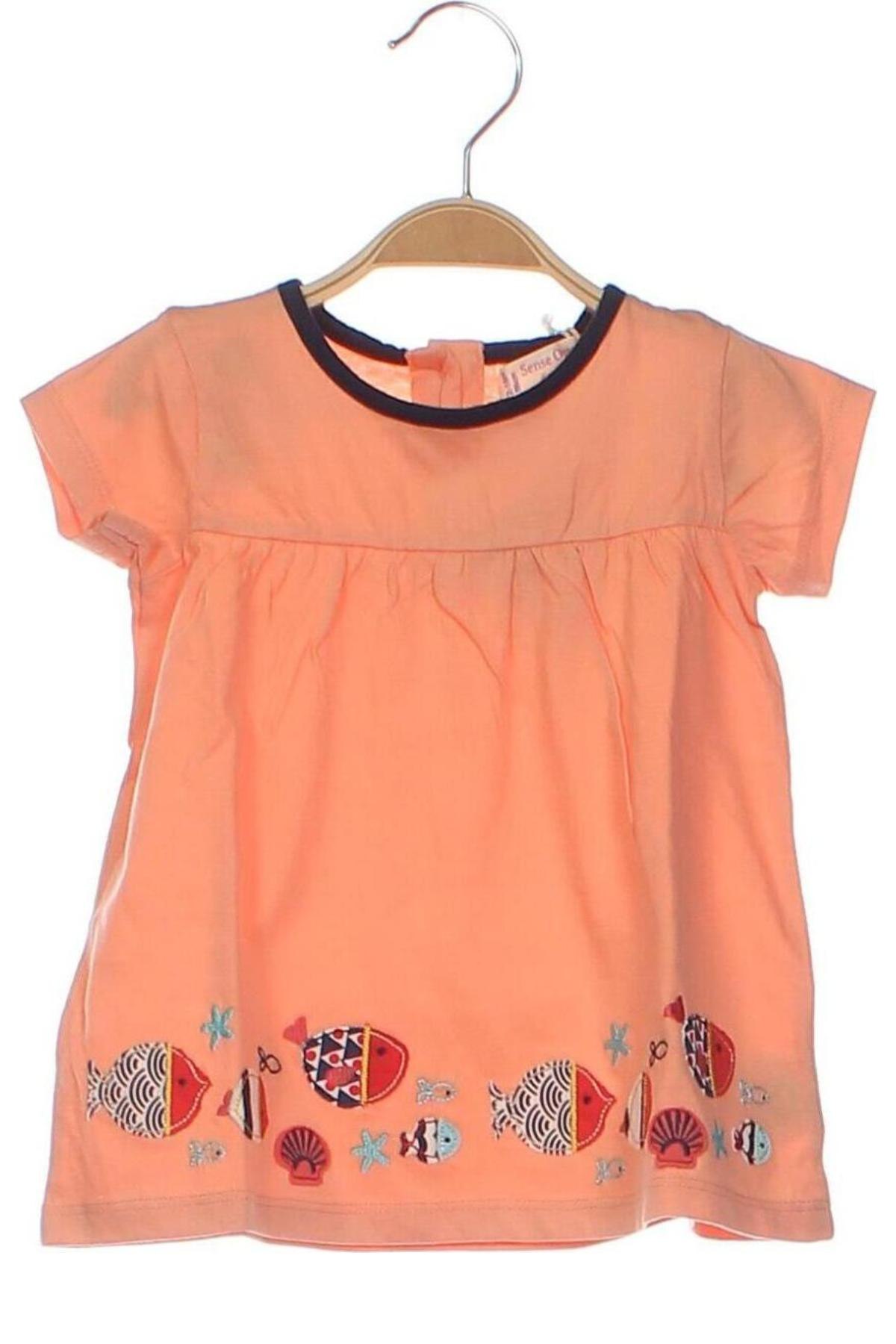 Kinder Tunika Sense Organics, Größe 12-18m/ 80-86 cm, Farbe Orange, Preis € 8,49