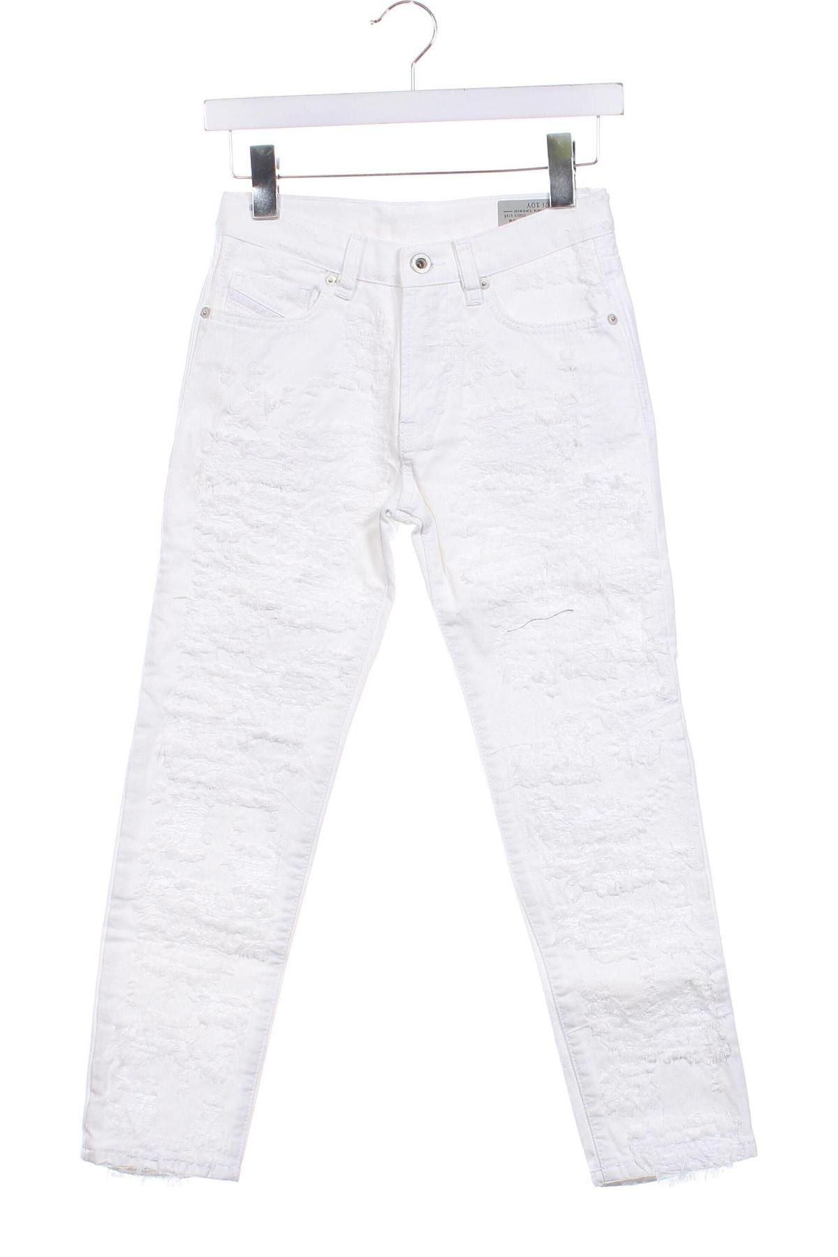 Dziecięce jeansy Diesel, Rozmiar 9-10y/ 140-146 cm, Kolor Biały, Cena 201,99 zł