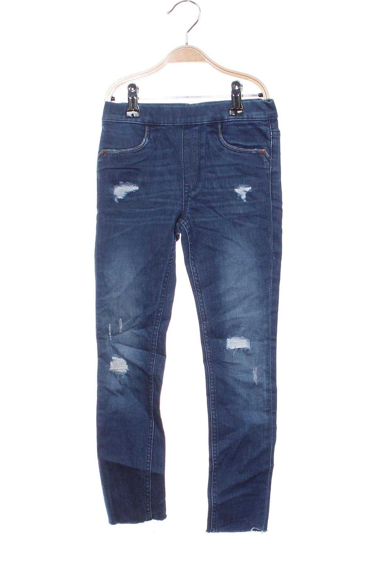 Kinderjeans H&M, Größe 6-7y/ 122-128 cm, Farbe Blau, Preis 6,99 €