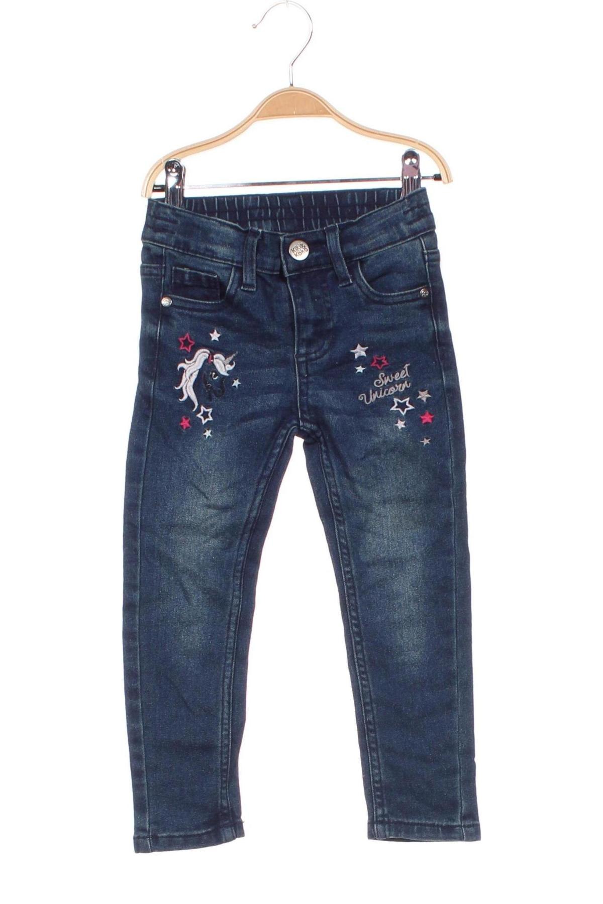 Kinderjeans Kiki & Koko, Größe 2-3y/ 98-104 cm, Farbe Blau, Preis 11,49 €