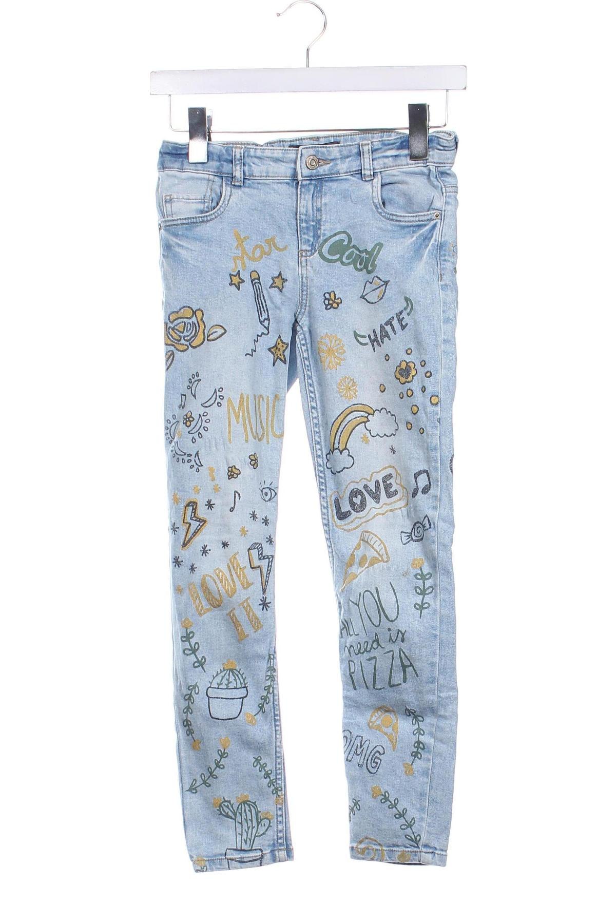 Kinderjeans Mango, Größe 11-12y/ 152-158 cm, Farbe Blau, Preis € 3,99