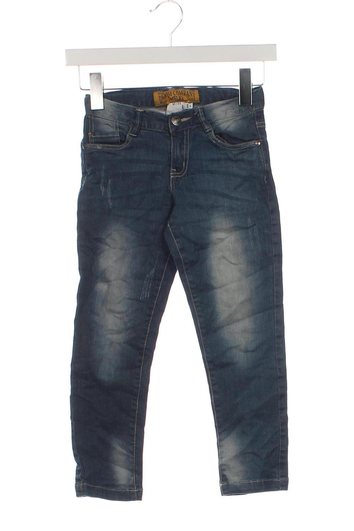 Kinderjeans Melby, Größe 5-6y/ 116-122 cm, Farbe Blau, Preis 3,99 €