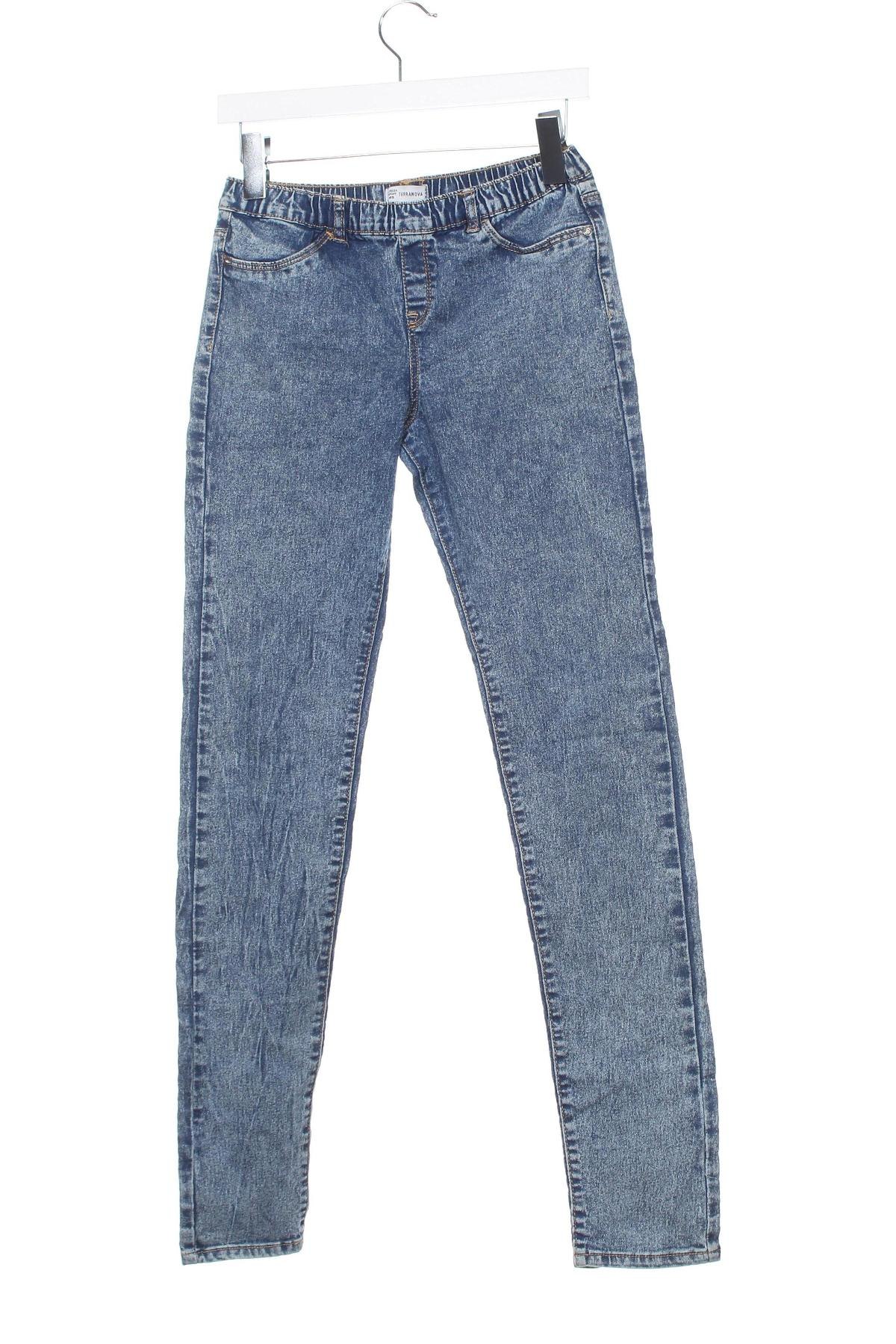 Kinderjeans Terranova, Größe 13-14y/ 164-168 cm, Farbe Blau, Preis 4,49 €