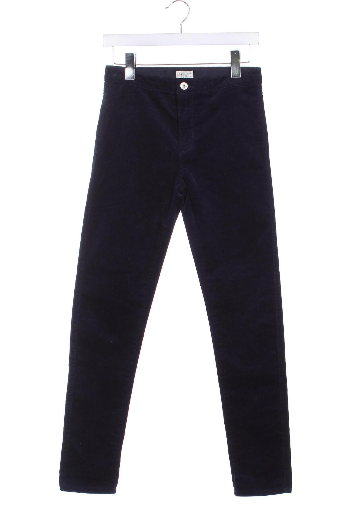 Pantaloni de catifea reiată, pentru copii Oviesse, Mărime 13-14y/ 164-168 cm, Culoare Albastru, Preț 36,99 Lei