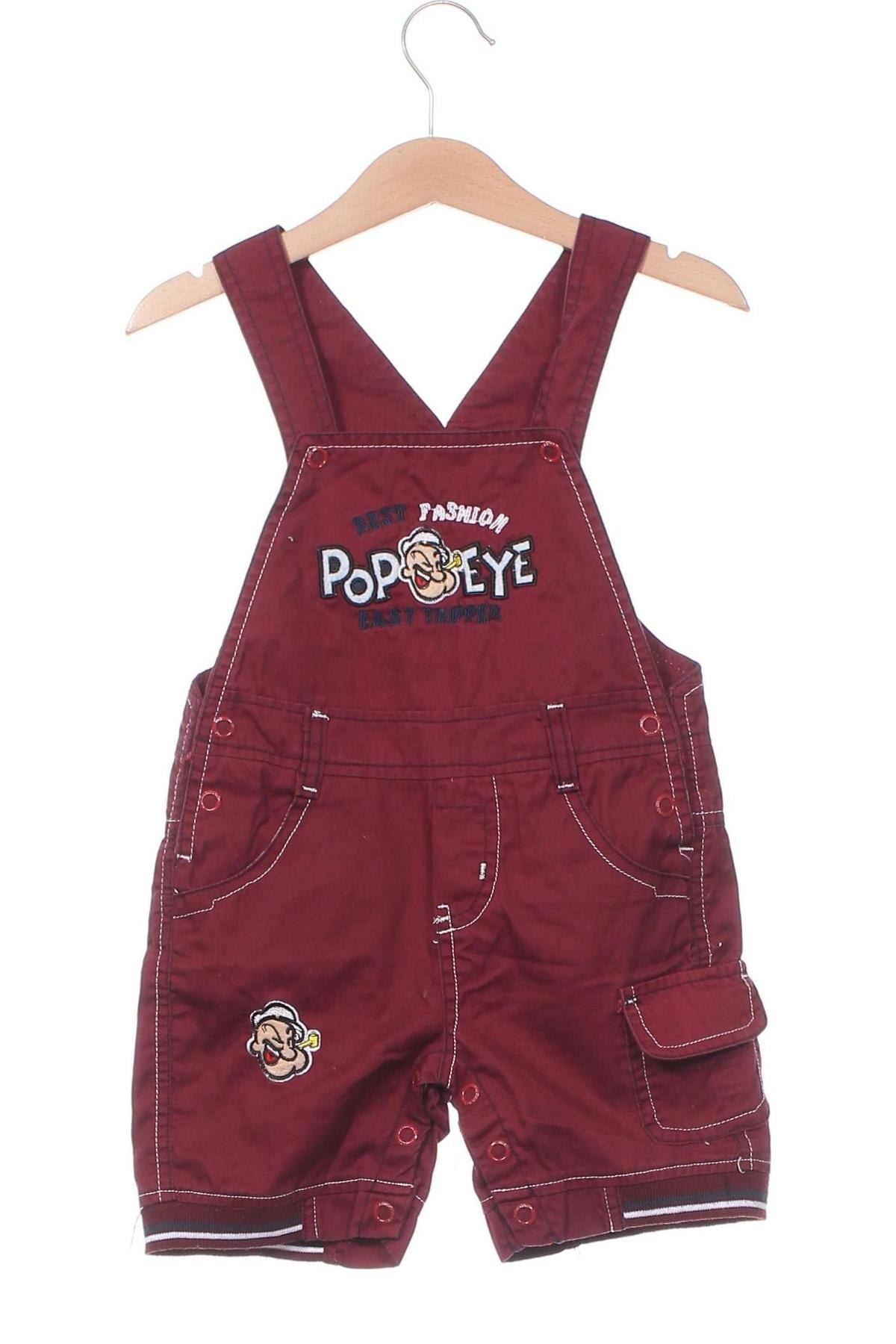 Kinder Overall, Größe 9-12m/ 74-80 cm, Farbe Rot, Preis € 6,99