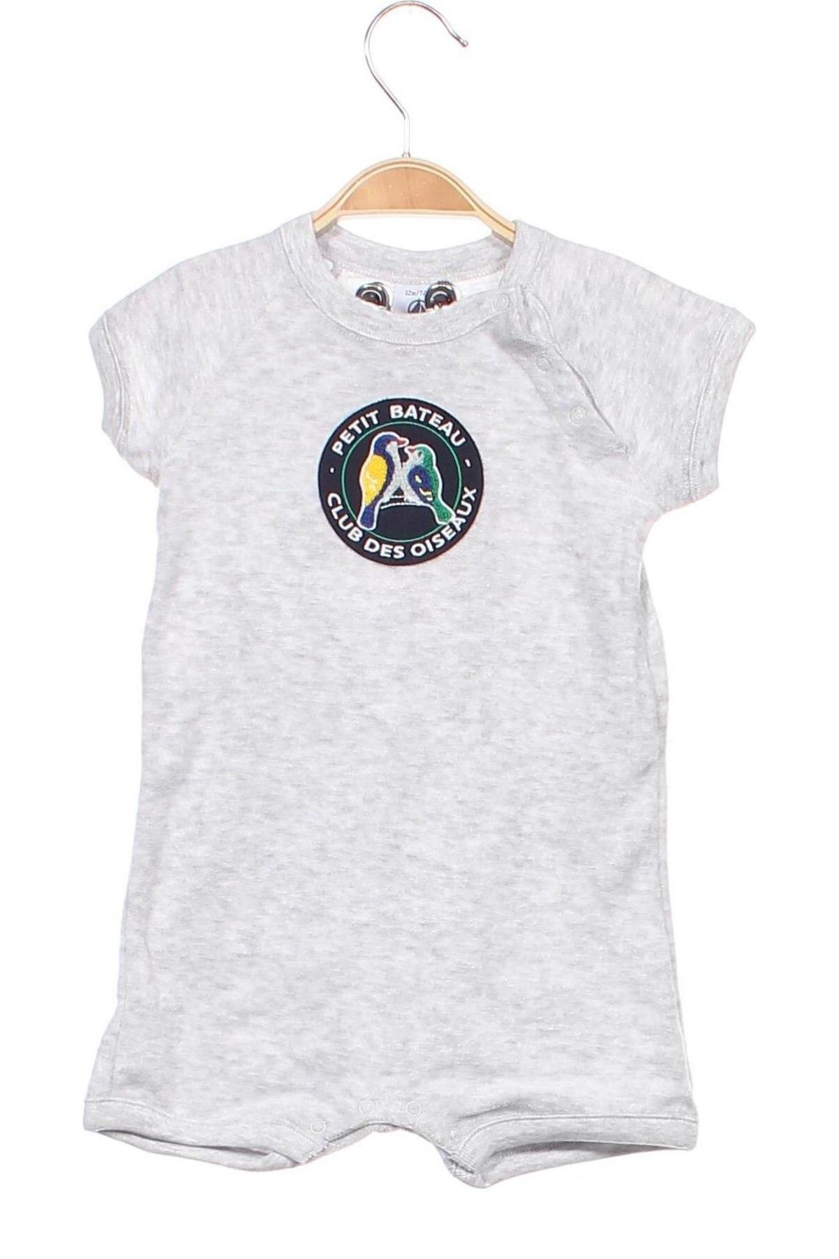 Παιδική σαλοπέτα Petit Bateau, Μέγεθος 9-12m/ 74-80 εκ., Χρώμα Γκρί, Τιμή 8,79 €