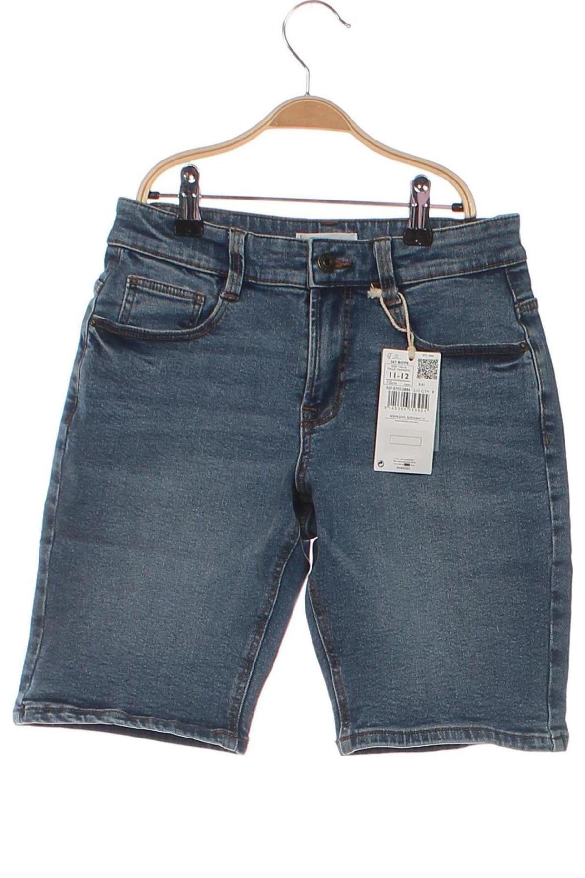 Kinder Shorts Mango, Größe 11-12y/ 152-158 cm, Farbe Blau, Preis € 7,79