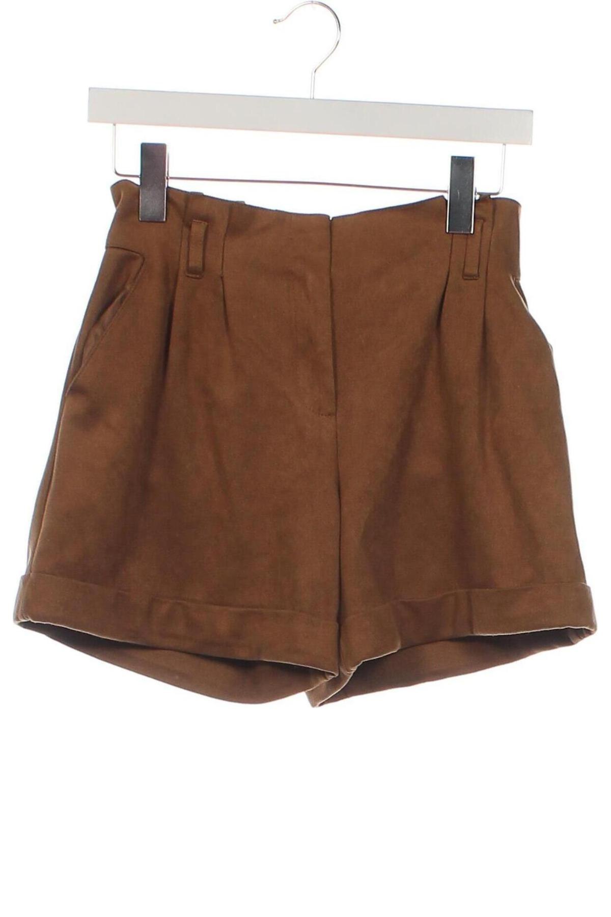 Kinder Shorts Zara, Größe 13-14y/ 164-168 cm, Farbe Braun, Preis 6,49 €