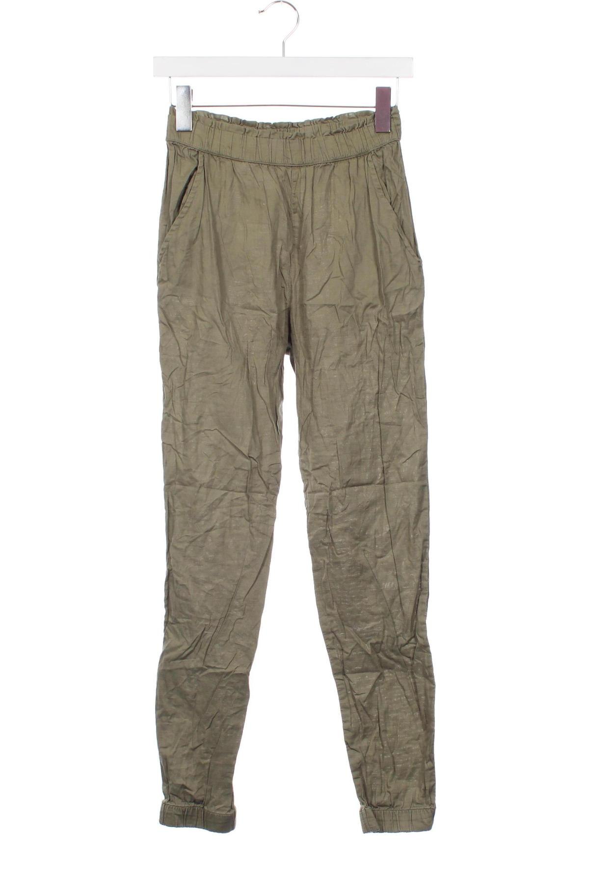 Detské nohavice  H&M, Veľkosť 12-13y/ 158-164 cm, Farba Zelená, Cena  3,25 €