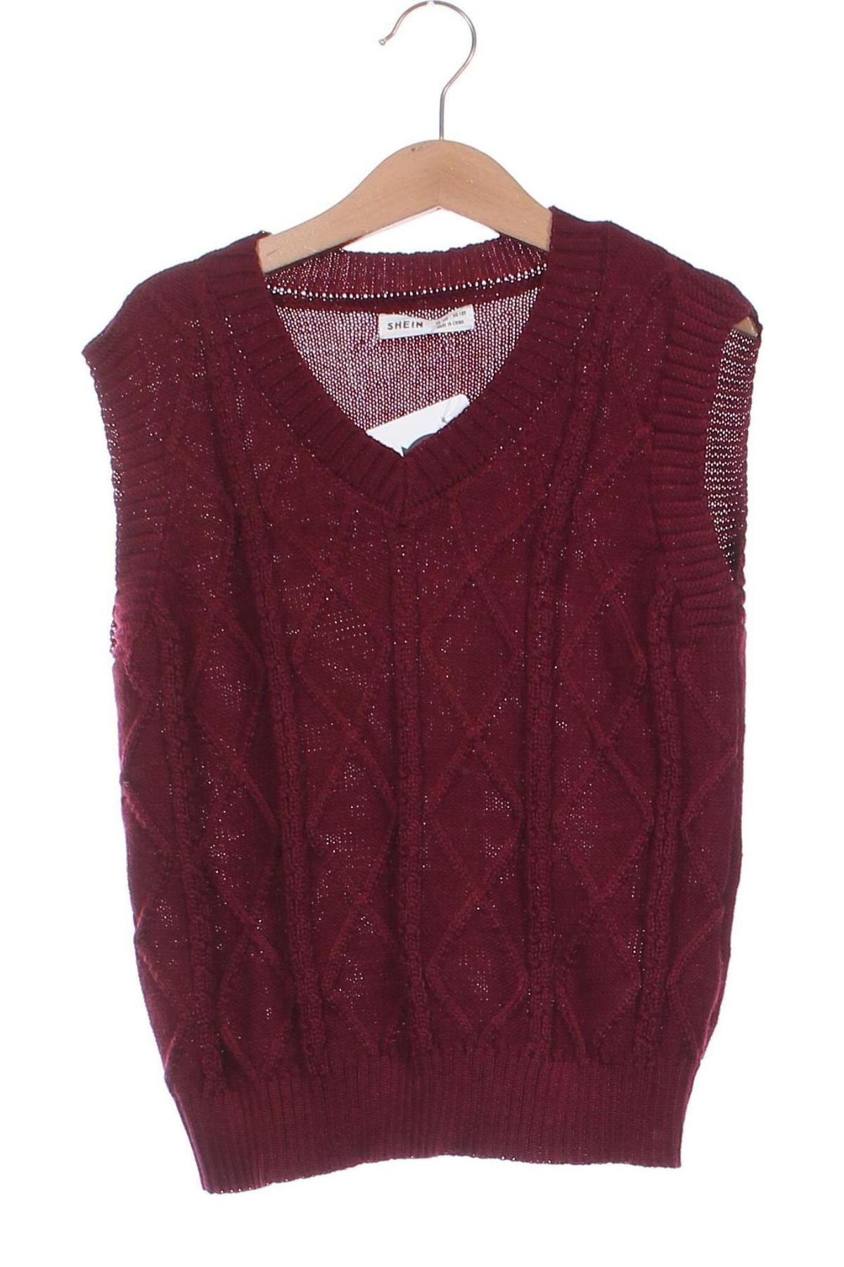 Kinderpullover SHEIN, Größe 9-10y/ 140-146 cm, Farbe Rot, Preis € 6,49