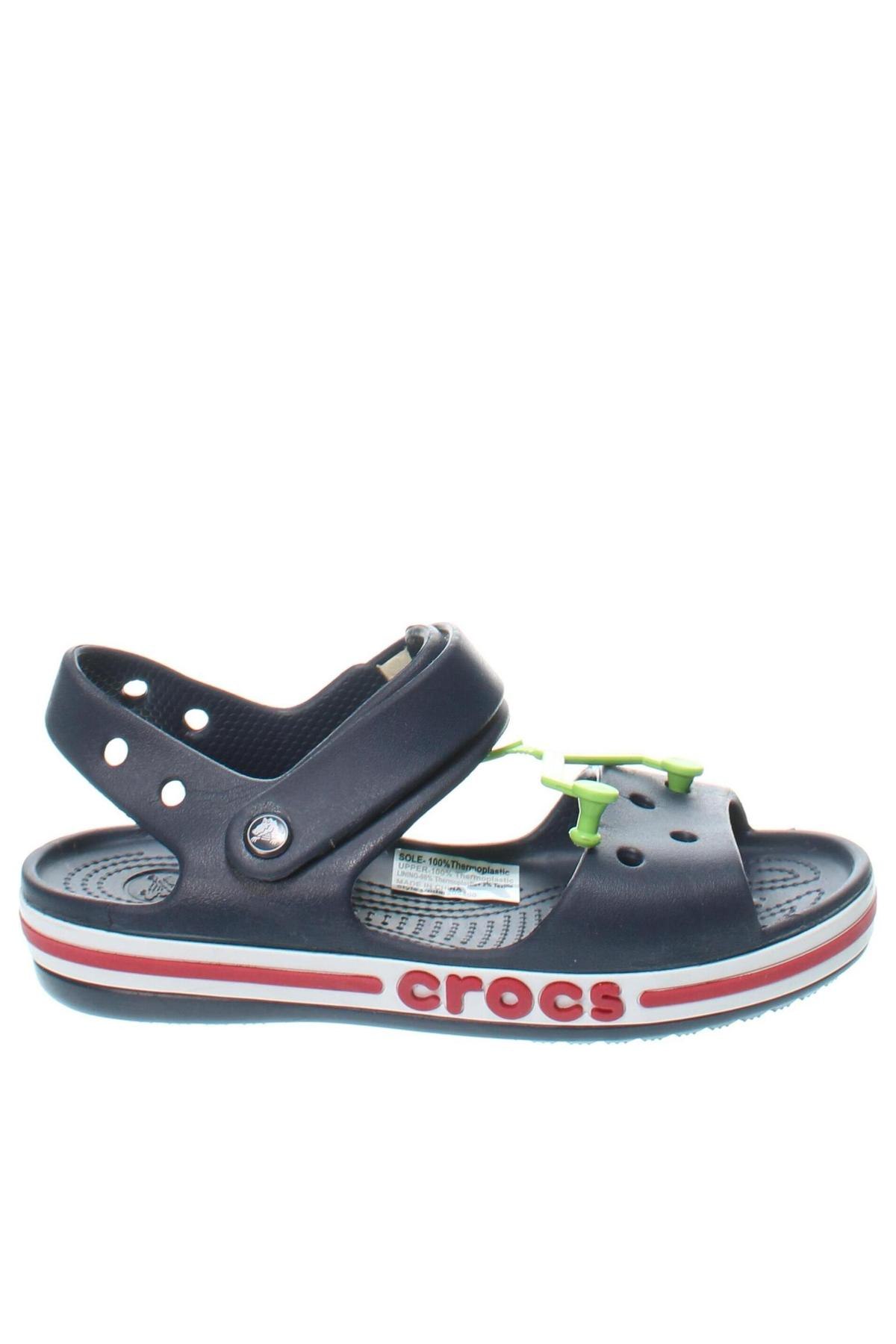 Kinder Sandalen Crocs, Größe 34, Farbe Blau, Preis 13,99 €