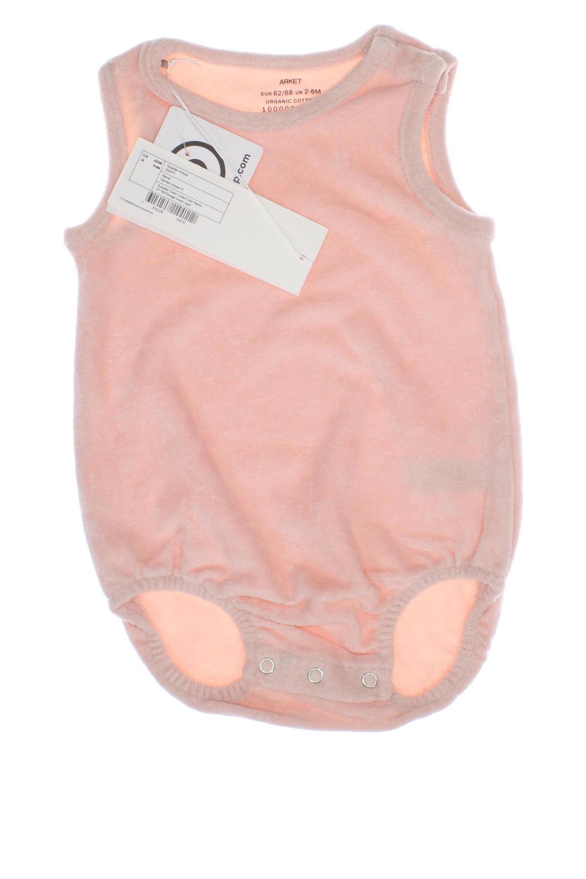 Dětské body  Arket, Velikost 3-6m/ 62-68 cm, Barva Růžová, Cena  237,00 Kč