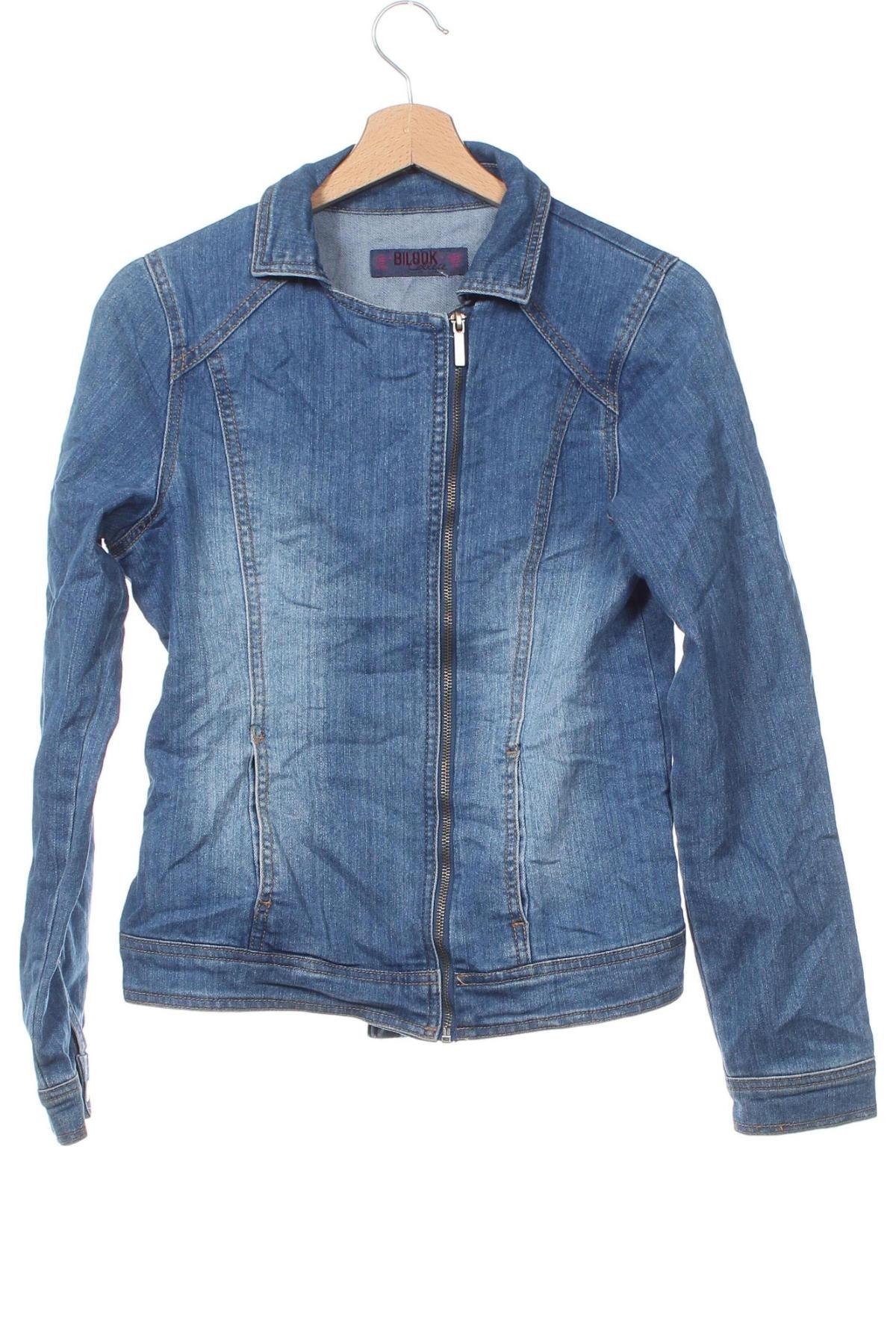 Kinder Jeansjacke, Größe 12-13y/ 158-164 cm, Farbe Blau, Preis 6,99 €