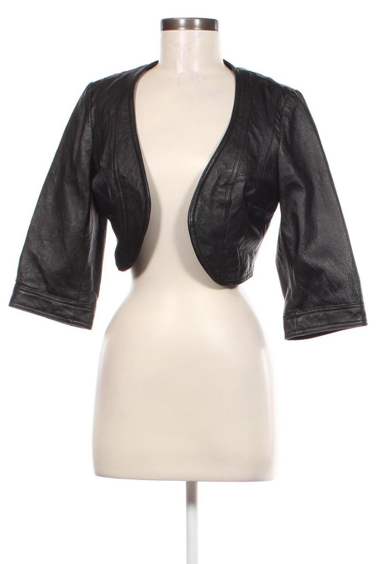 Bolero de piele Paprika, Mărime M, Culoare Negru, Preț 27,99 Lei