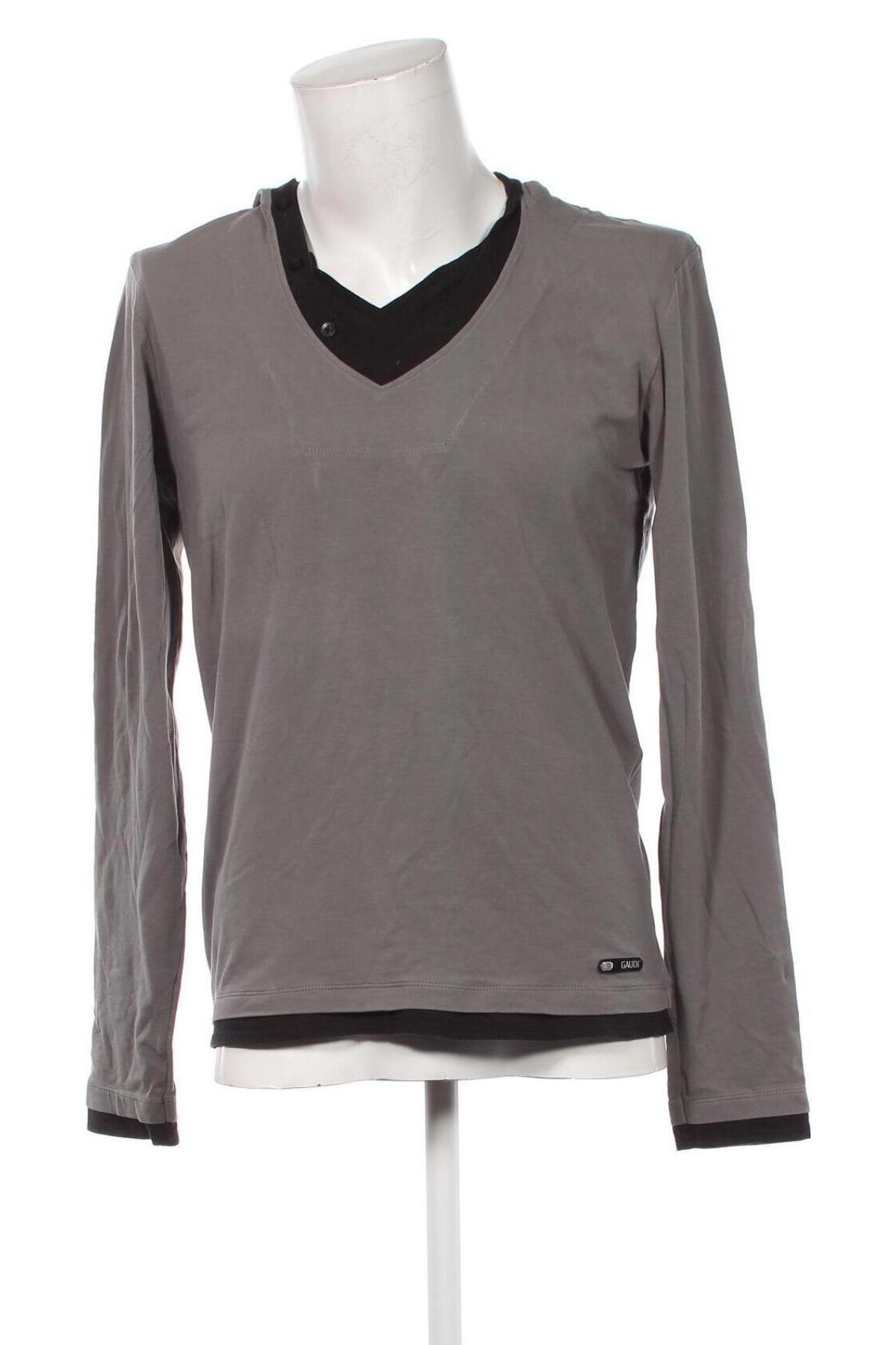 Herren Shirt Gaudi, Größe L, Farbe Grau, Preis 15,99 €