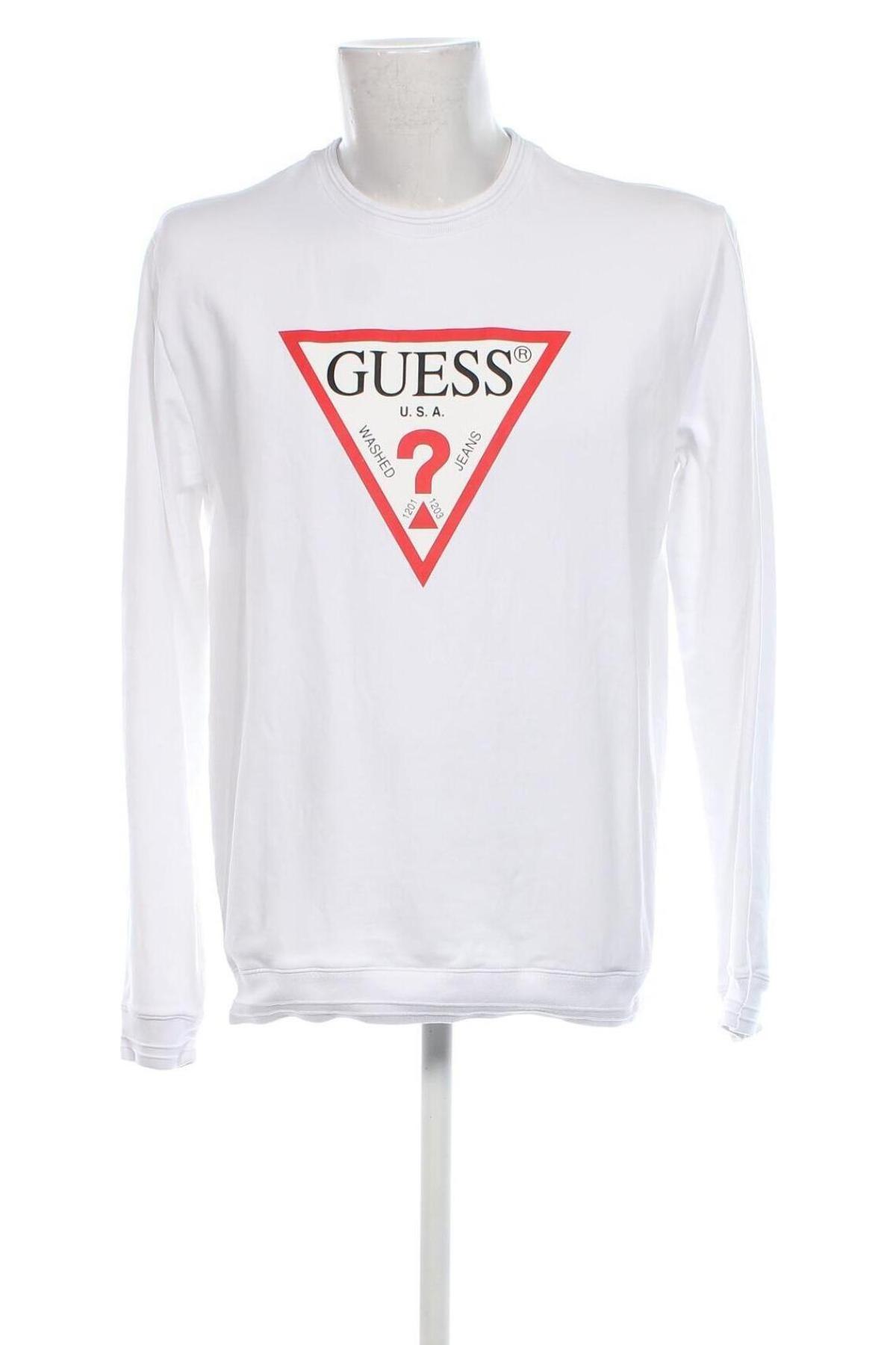 Herren Shirt Guess, Größe XL, Farbe Weiß, Preis 24,49 €