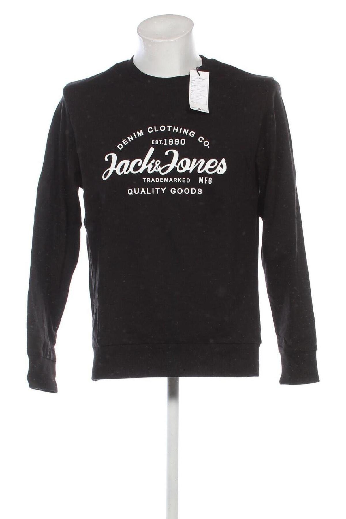 Ανδρική μπλούζα Jack & Jones, Μέγεθος L, Χρώμα Μαύρο, Τιμή 12,99 €