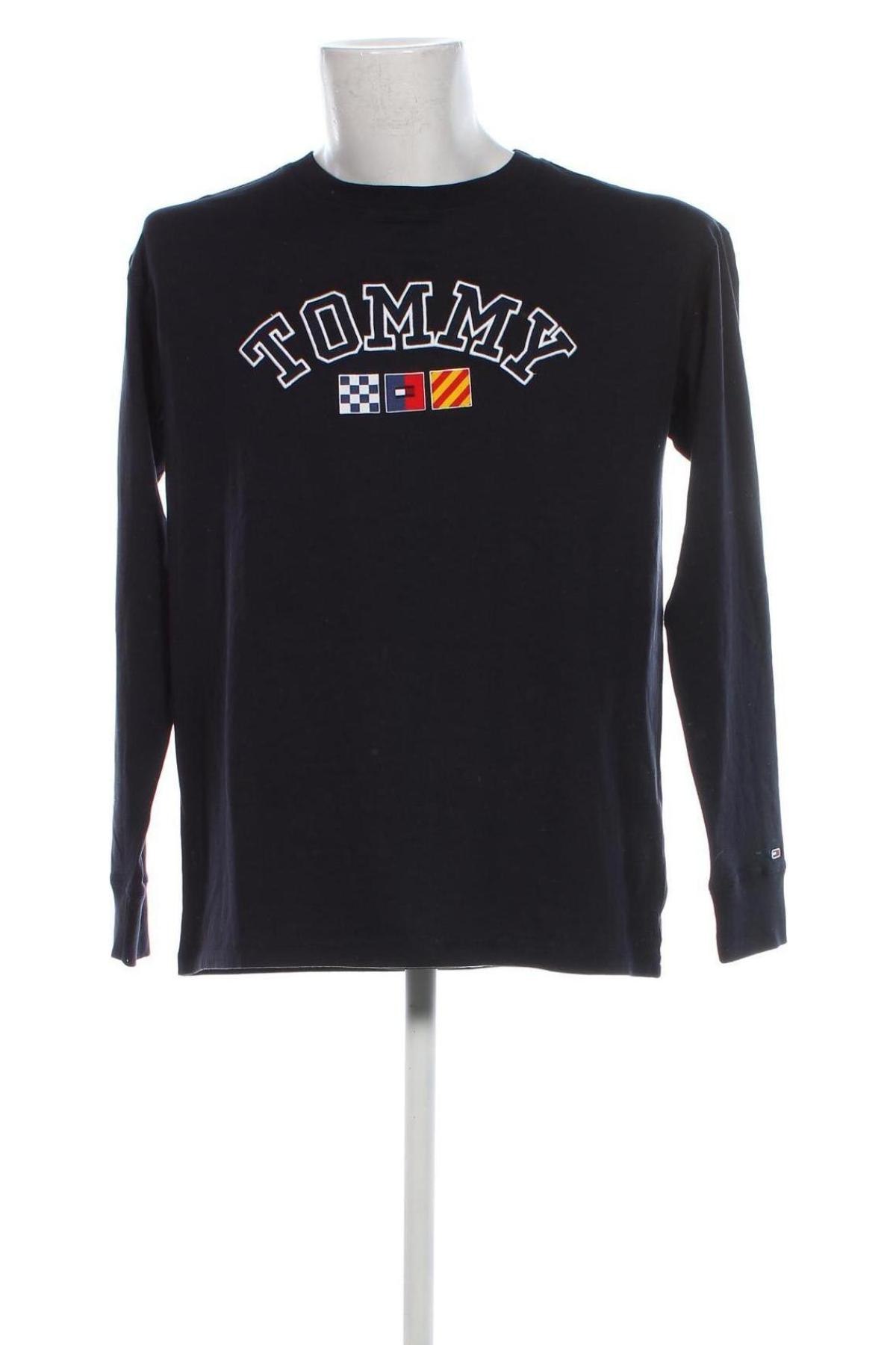 Męska bluzka Tommy Jeans, Rozmiar M, Kolor Niebieski, Cena 215,99 zł