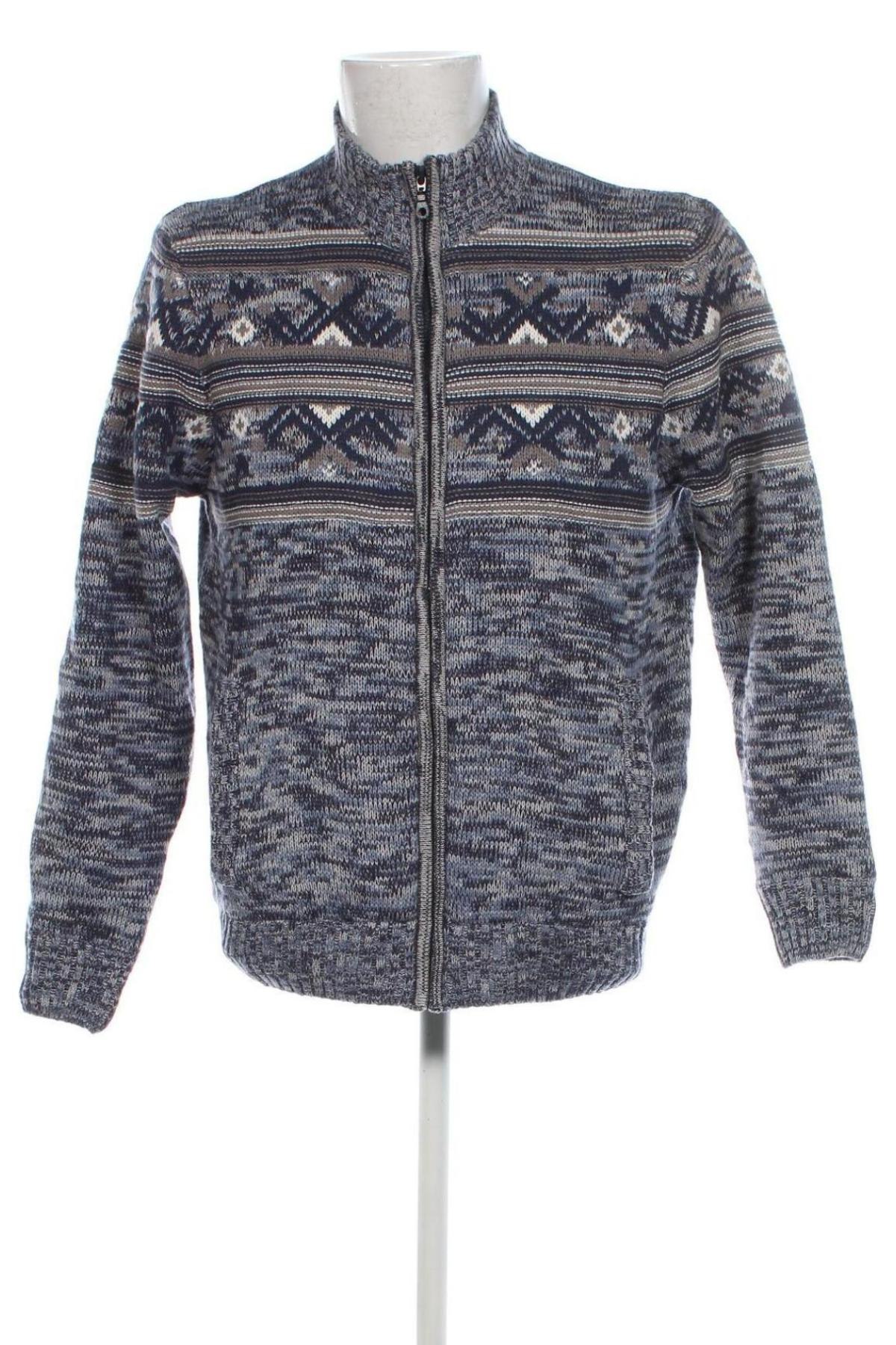 Herren Strickjacke Atlas Design, Größe L, Farbe Mehrfarbig, Preis € 12,49