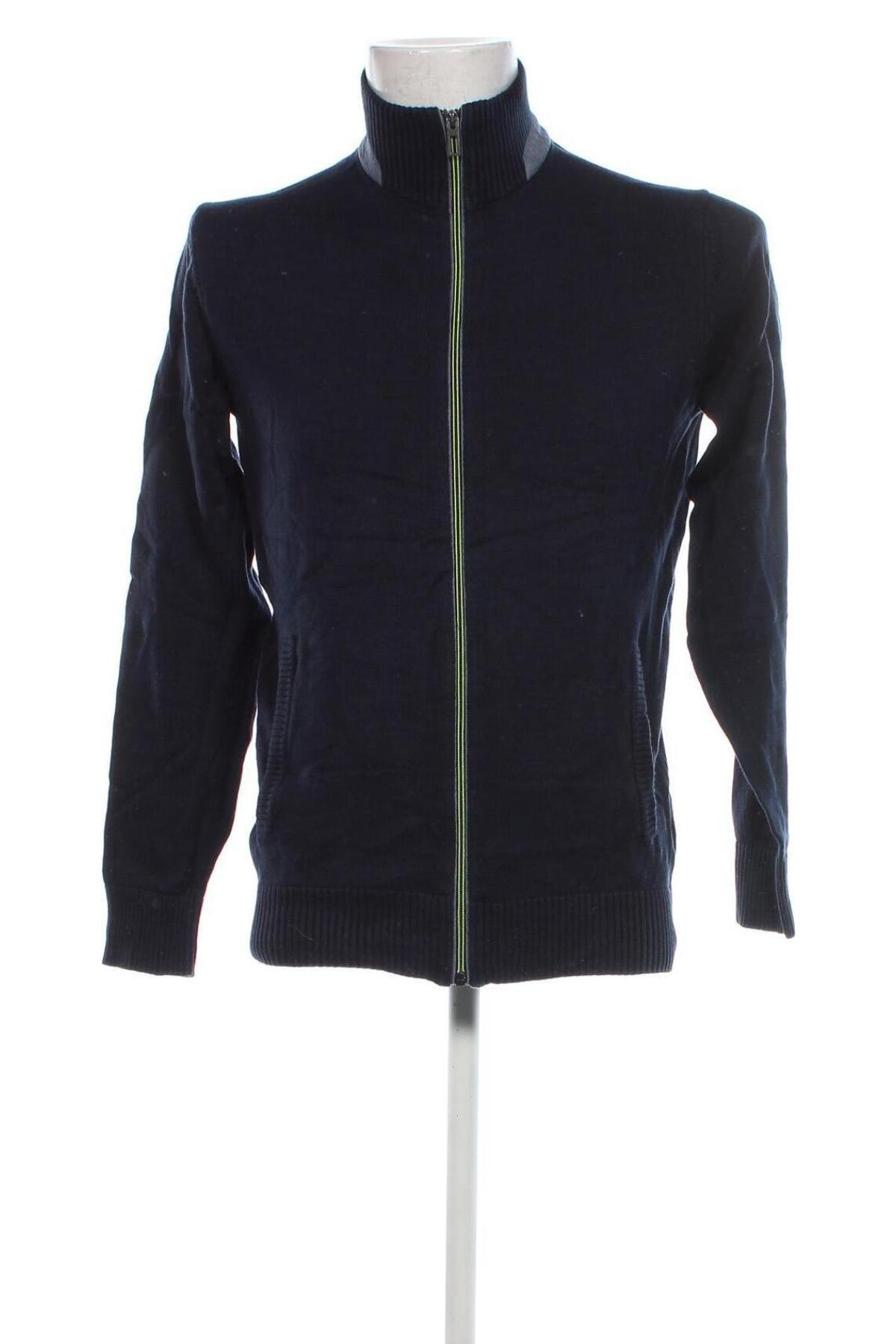 Herren Strickjacke Canda, Größe M, Farbe Blau, Preis 9,49 €