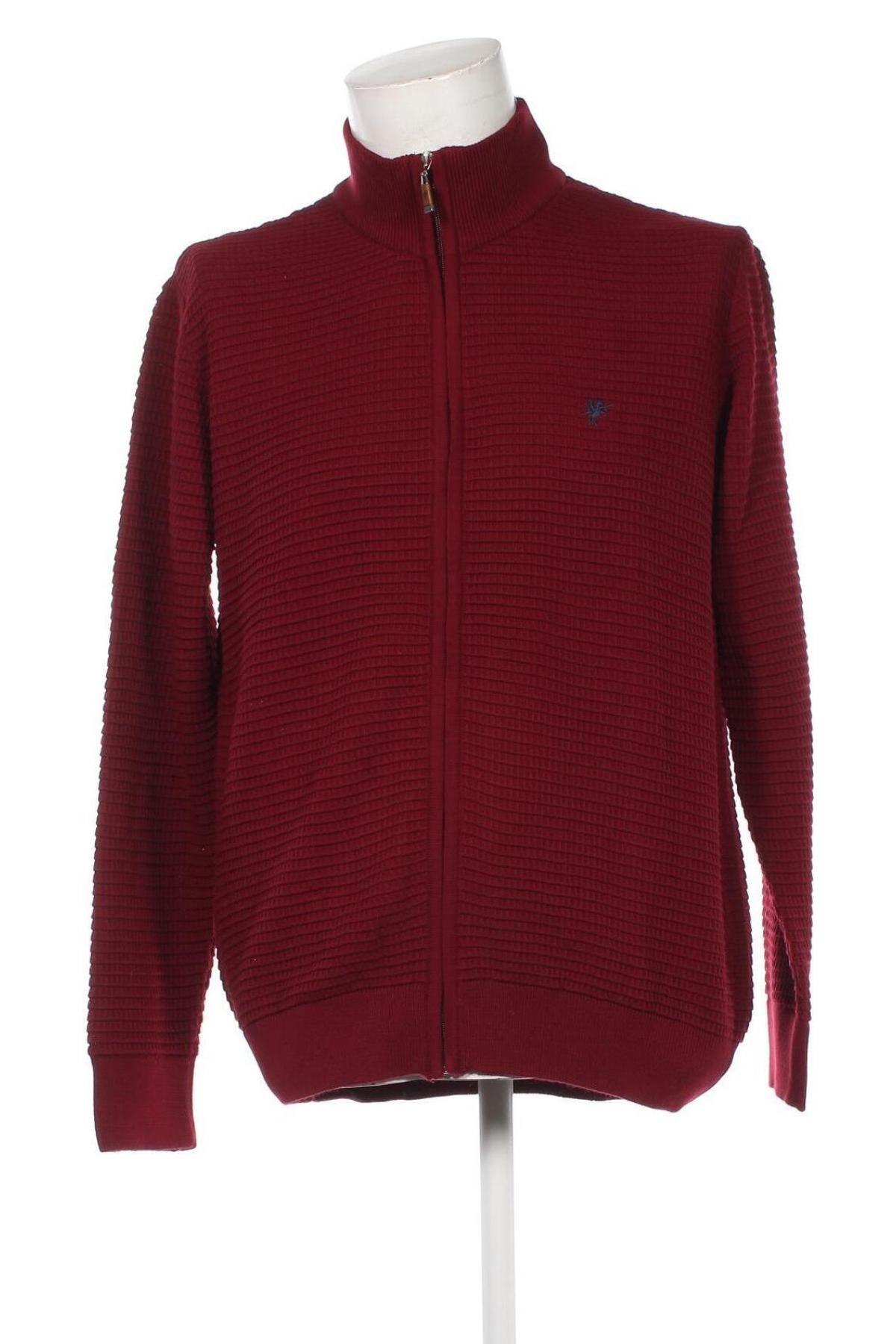 Herren Strickjacke Denim Culture, Größe XL, Farbe Rot, Preis € 25,49