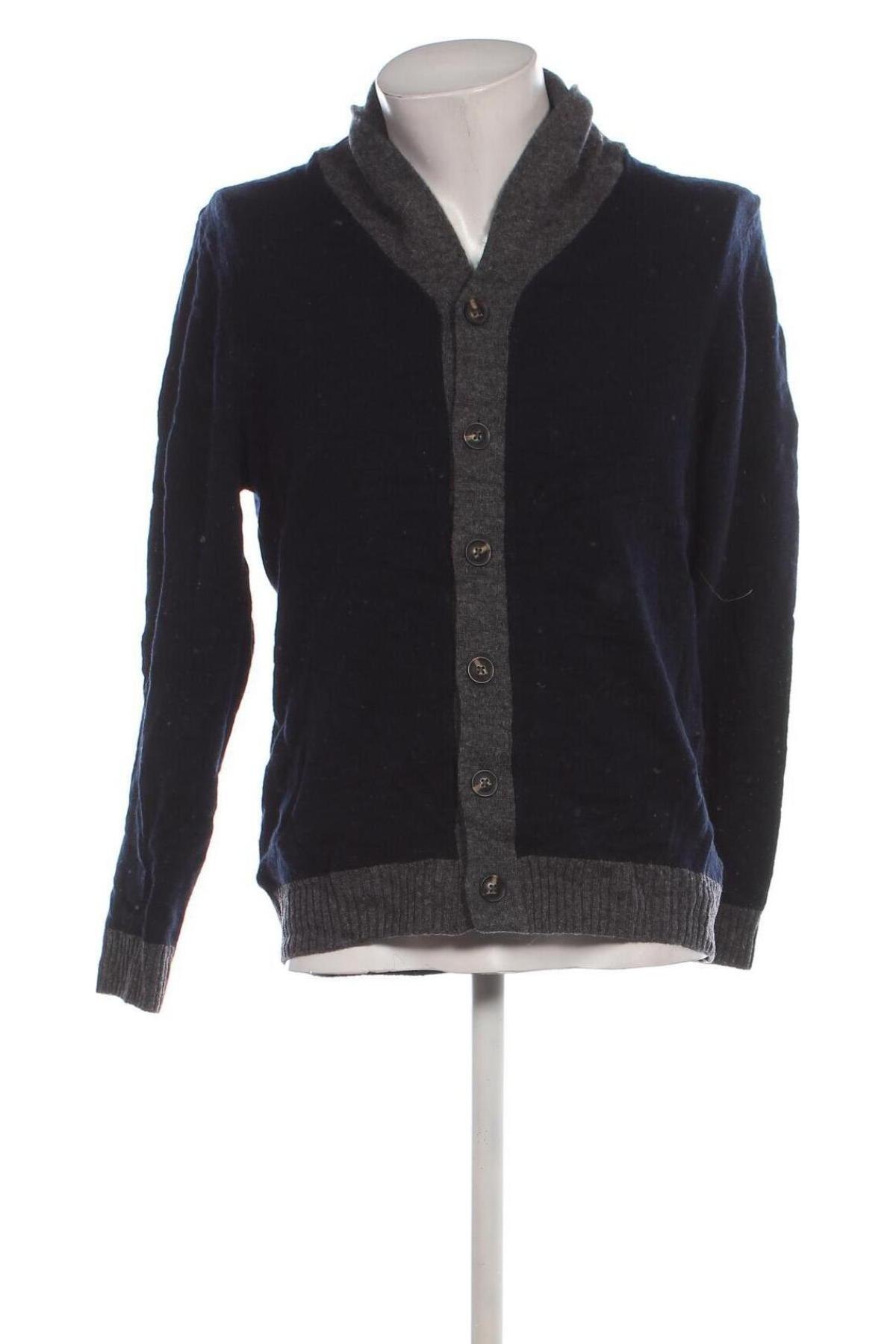 Herren Strickjacke Marks & Spencer, Größe M, Farbe Blau, Preis 9,79 €