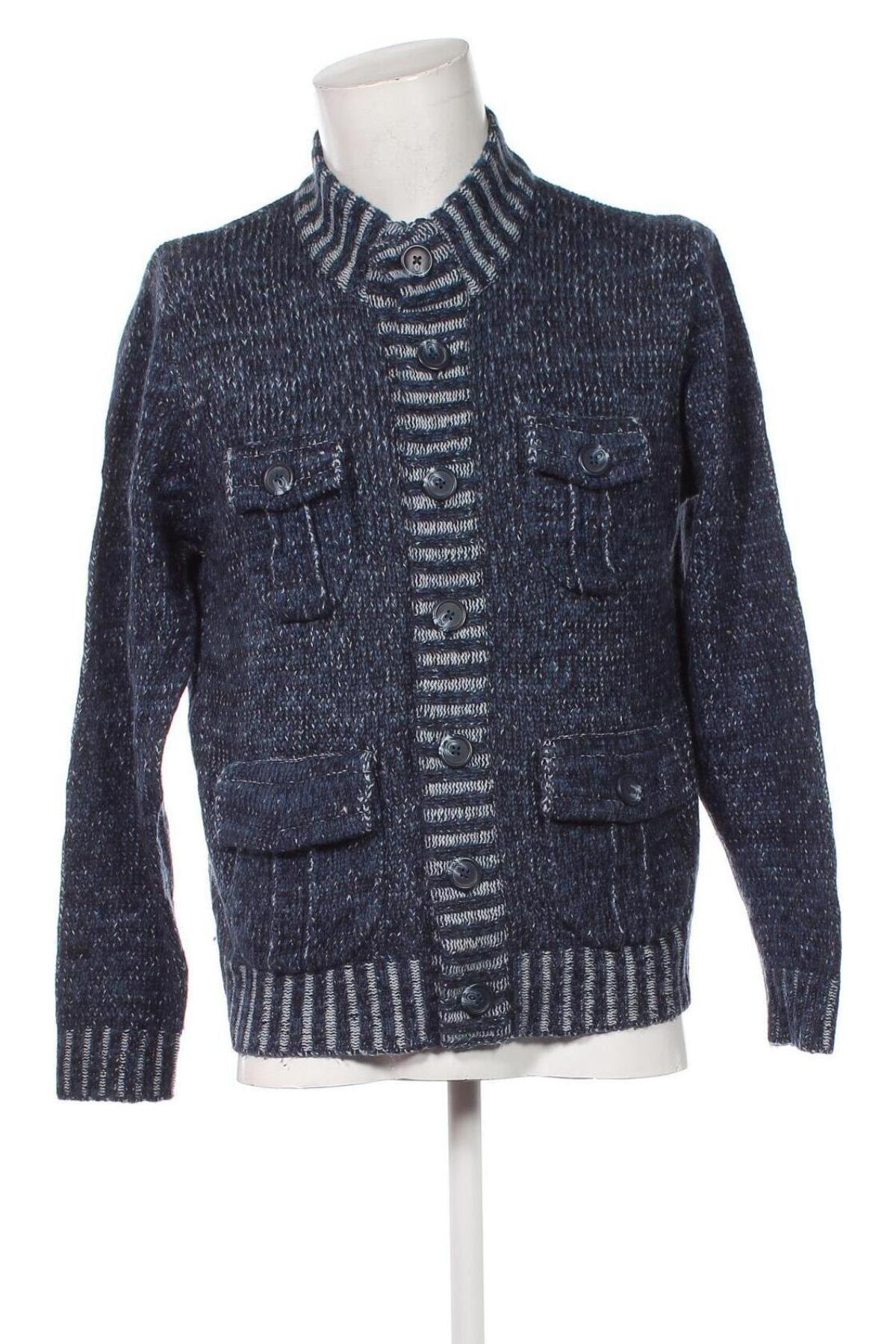 Herren Strickjacke Royal Class, Größe L, Farbe Blau, Preis 10,29 €