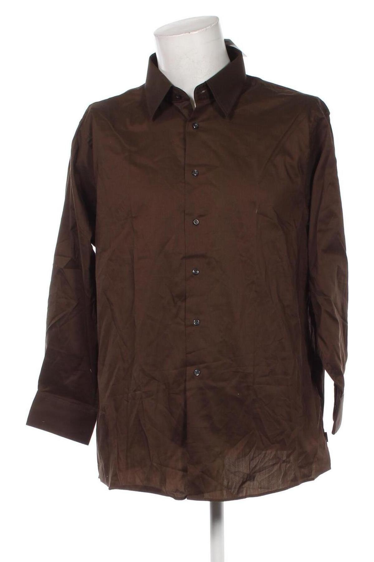 Herrenhemd Joseph Abboud, Größe XL, Farbe Braun, Preis € 18,70