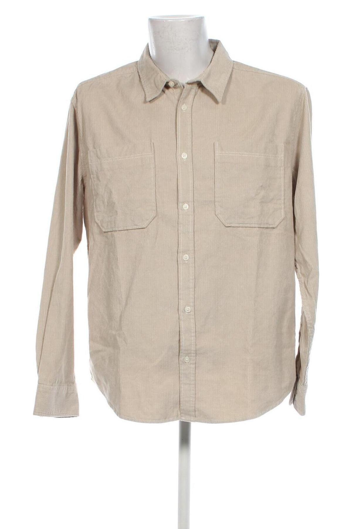 Herrenhemd Only & Sons, Größe XL, Farbe Beige, Preis € 14,79