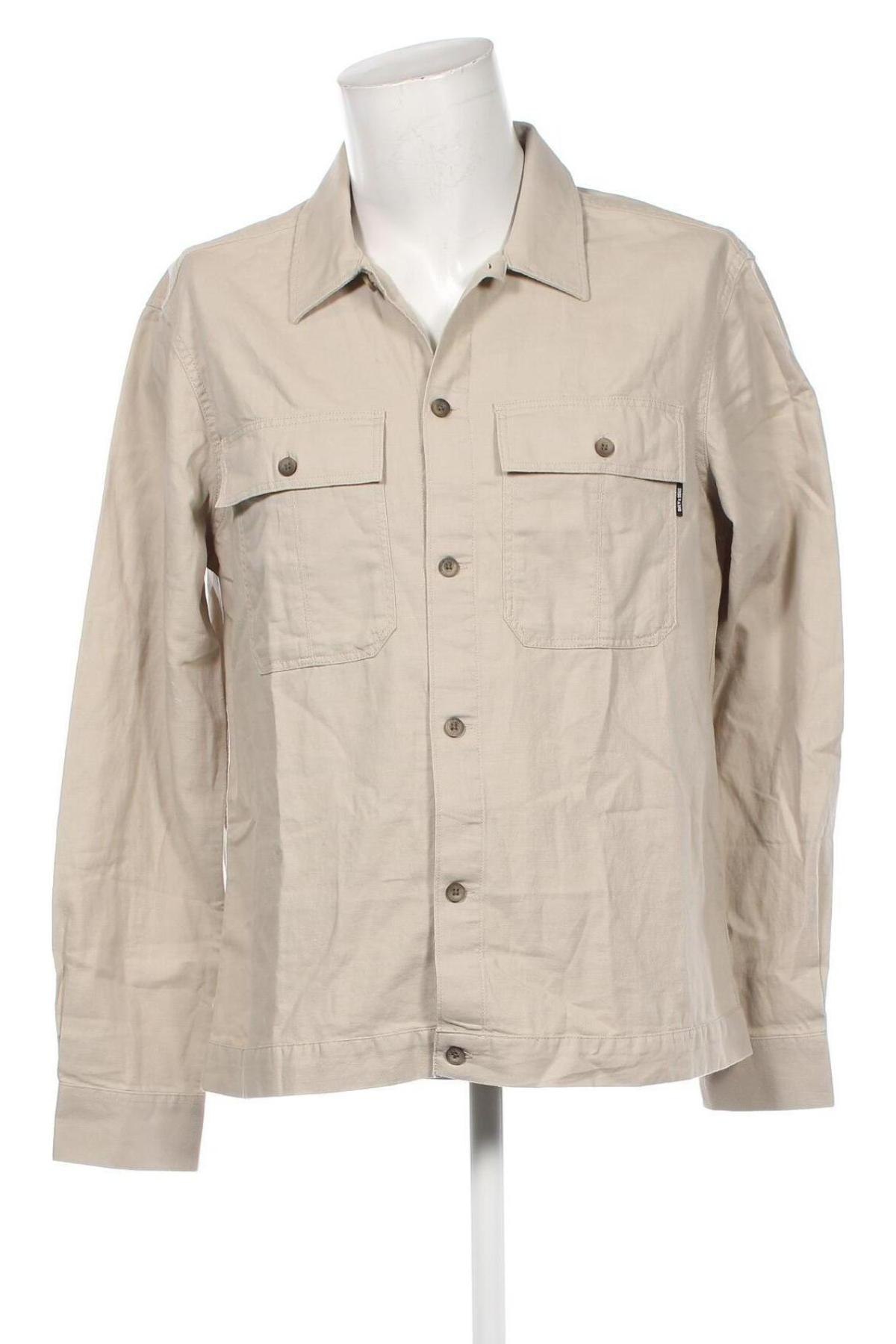 Herrenhemd Only & Sons, Größe L, Farbe Beige, Preis € 8,49